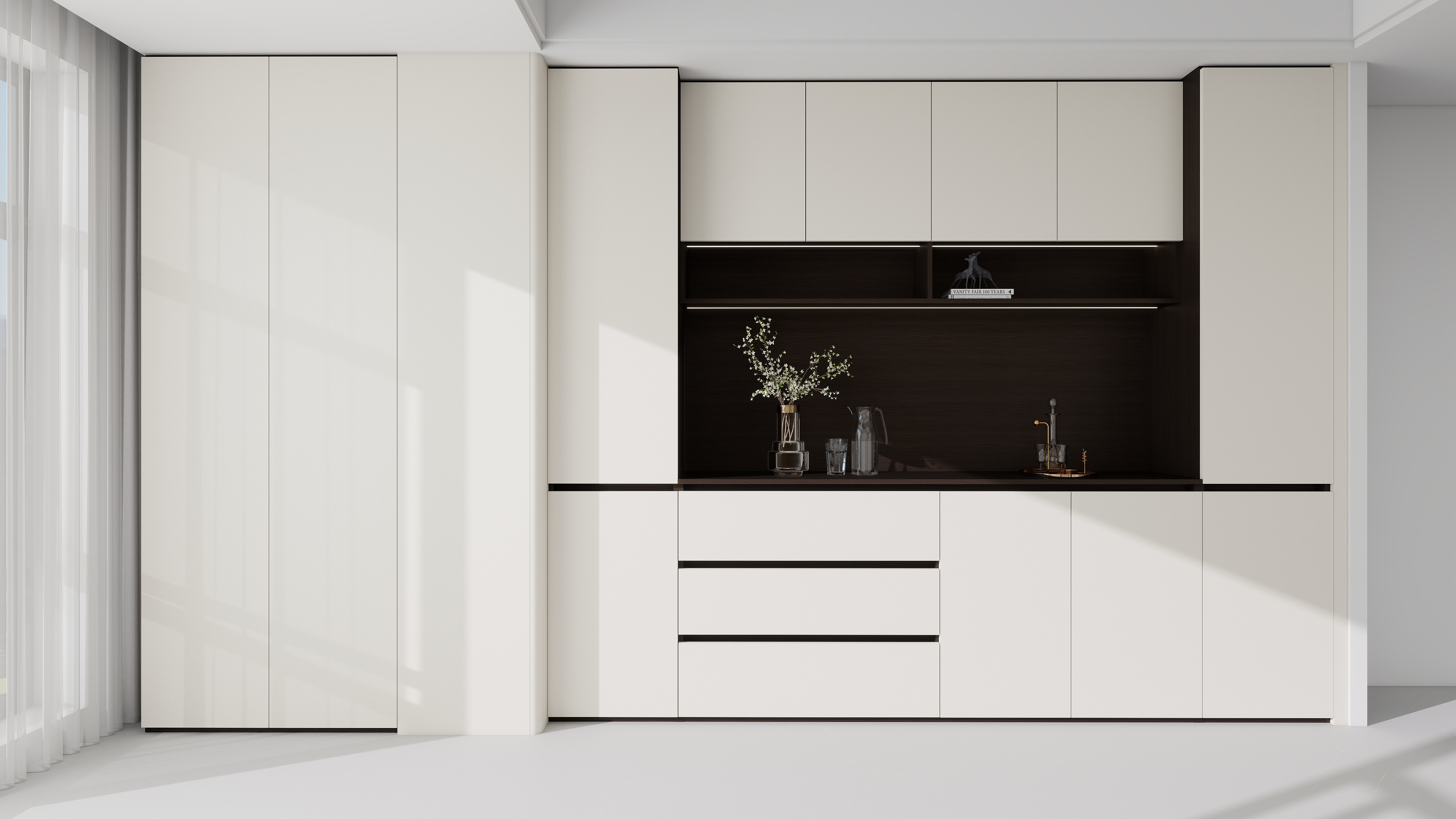 万达汇金新城家居全屋定制现代简约风格丨中国揭阳丨JWEE-5