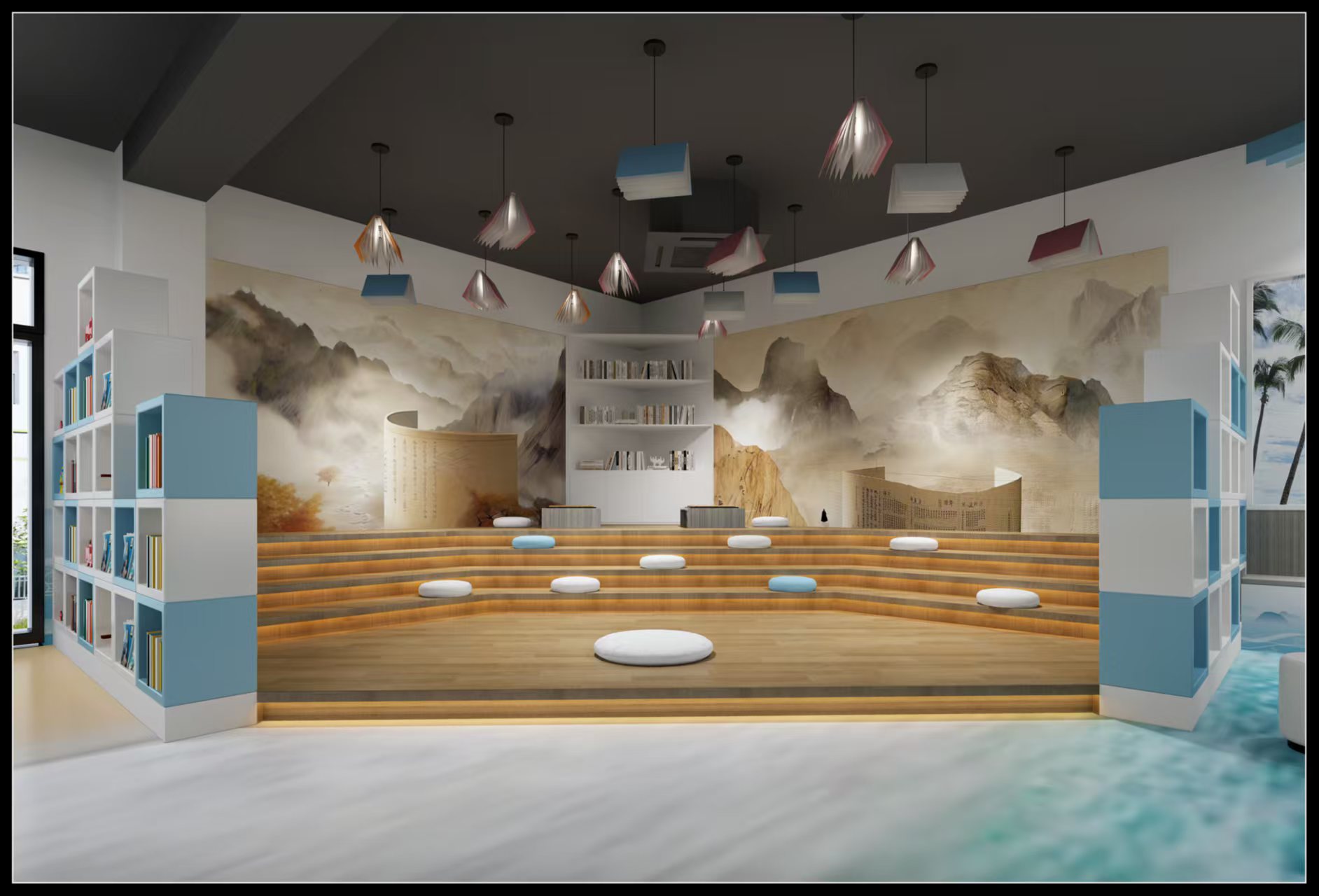 滨海学校图书馆丨中国福州丨黛汐-5