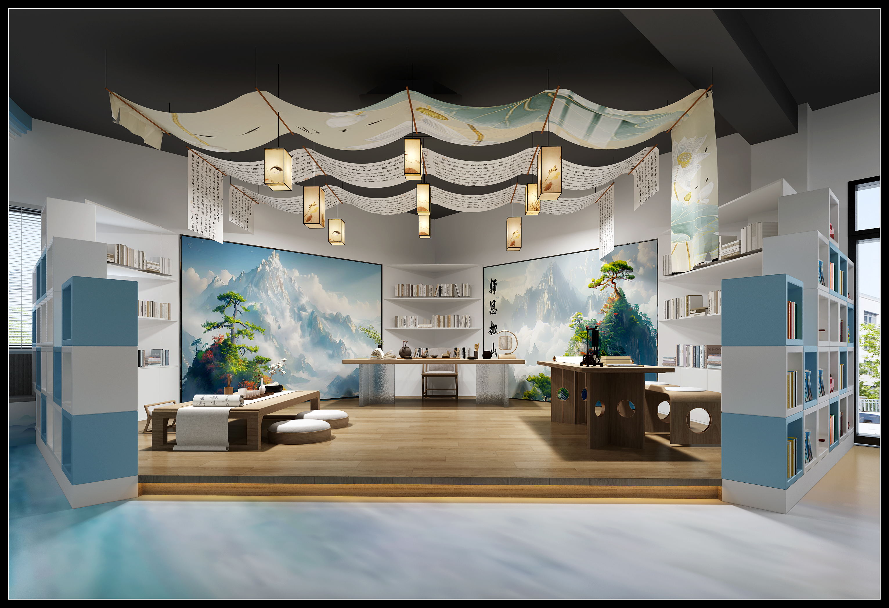 滨海学校图书馆丨中国福州丨黛汐-6