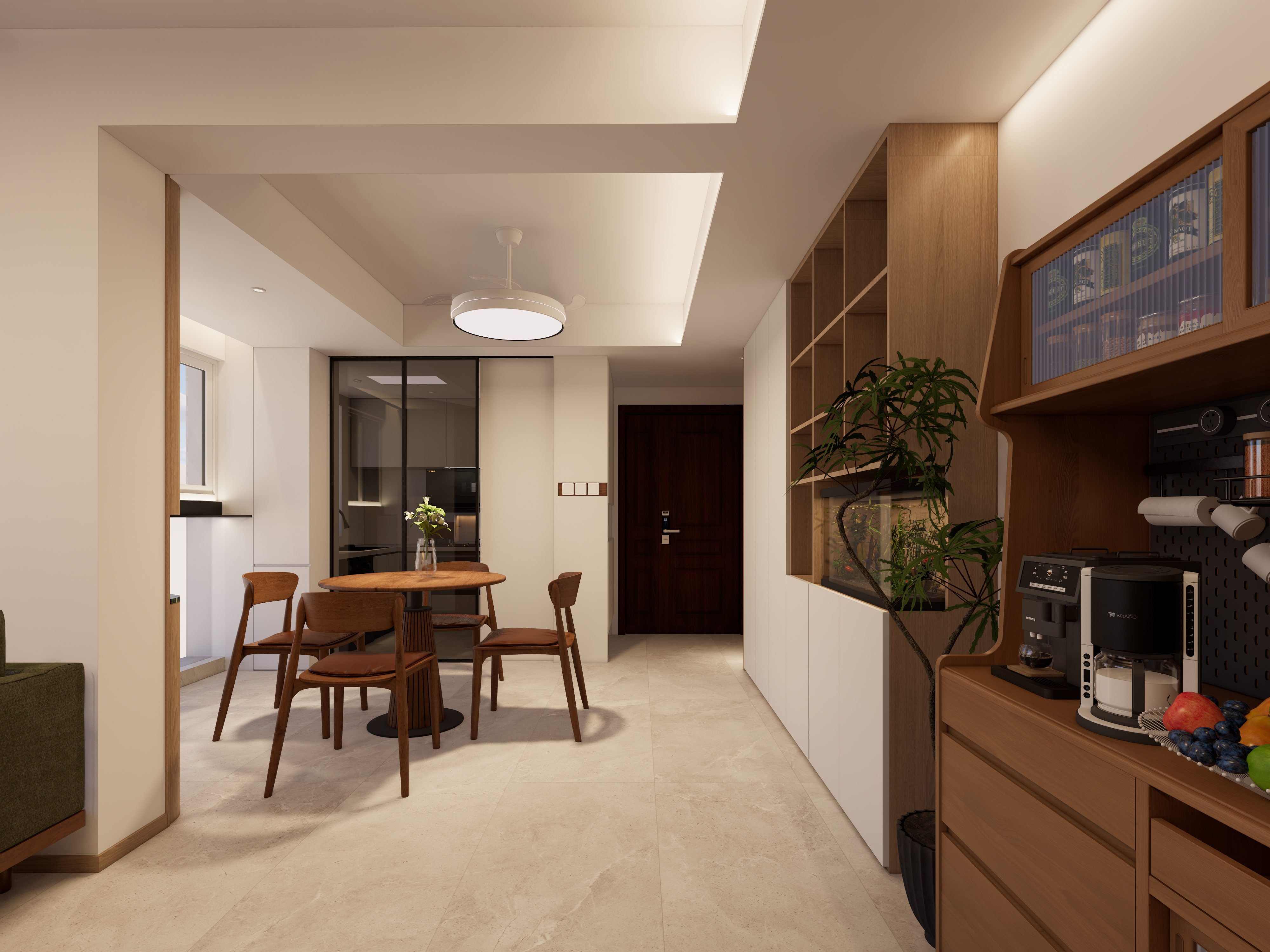 景苑现代客餐厅丨中国杭州丨杭州集创室内设计有限公司-6