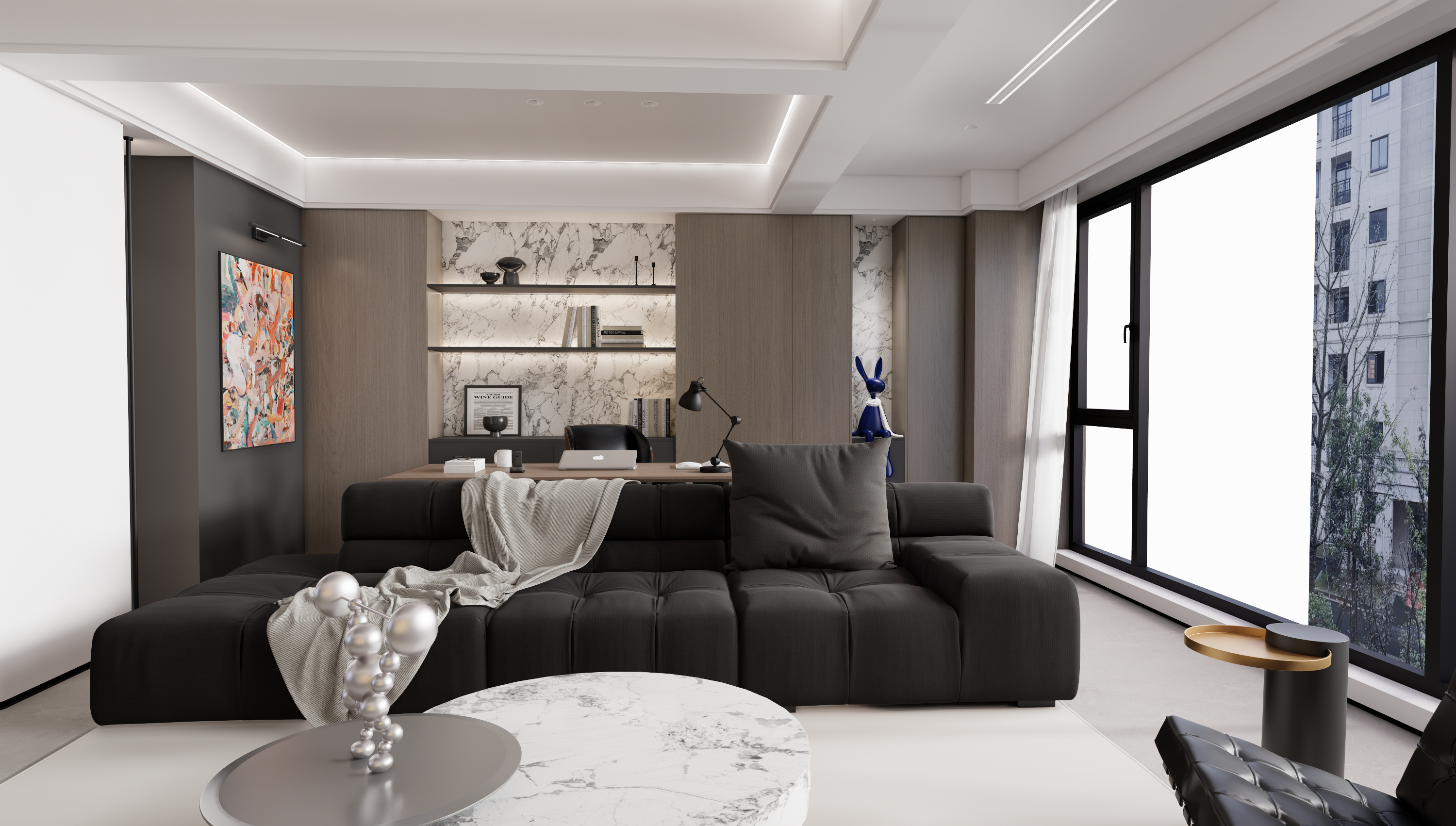 客餐厅丨中国抚州丨井外设计-4