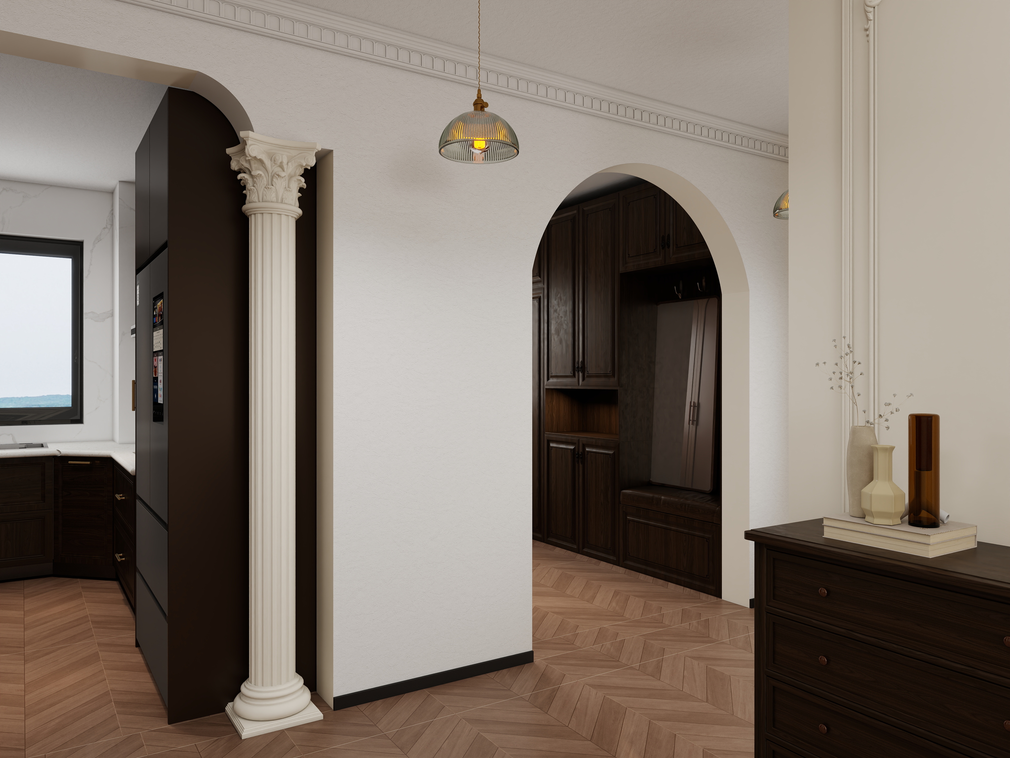 110平小户型法式风格改造丨中国太原丨品客设计-2