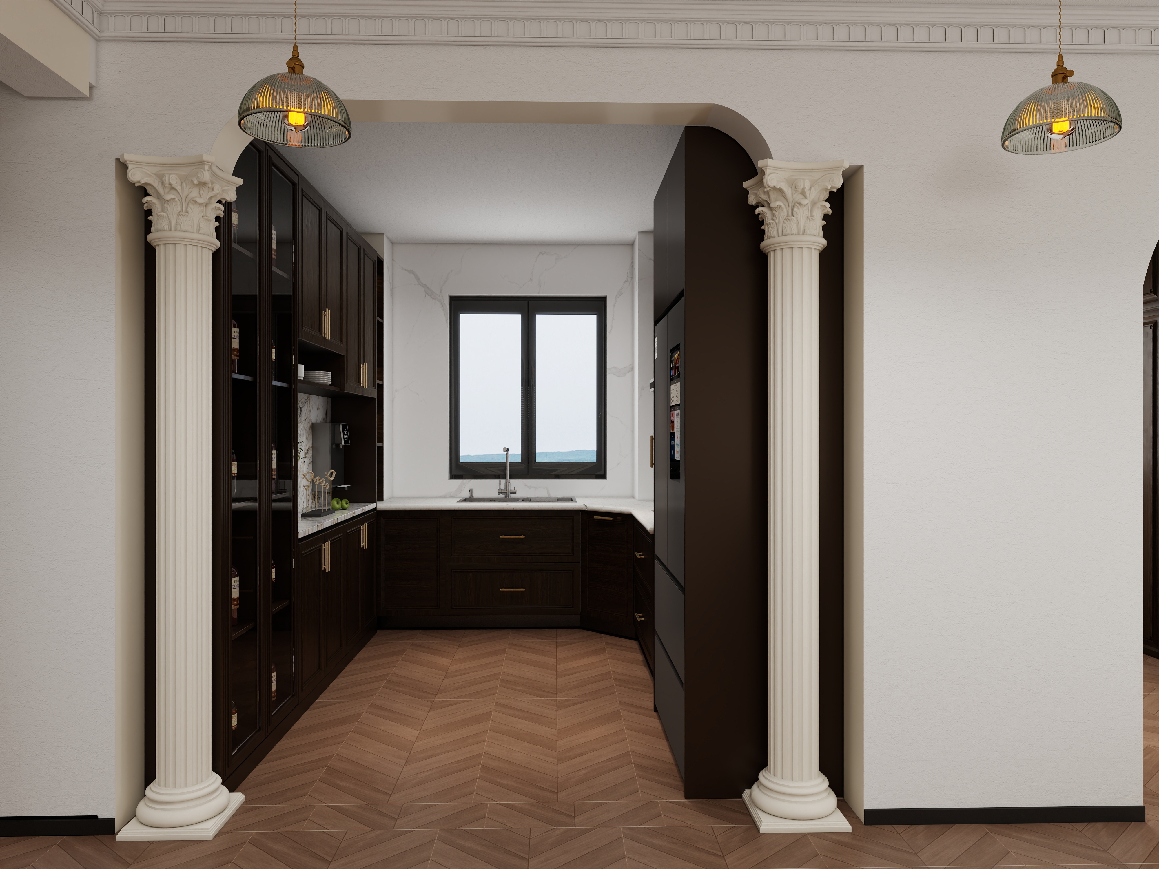 110平小户型法式风格改造丨中国太原丨品客设计-4