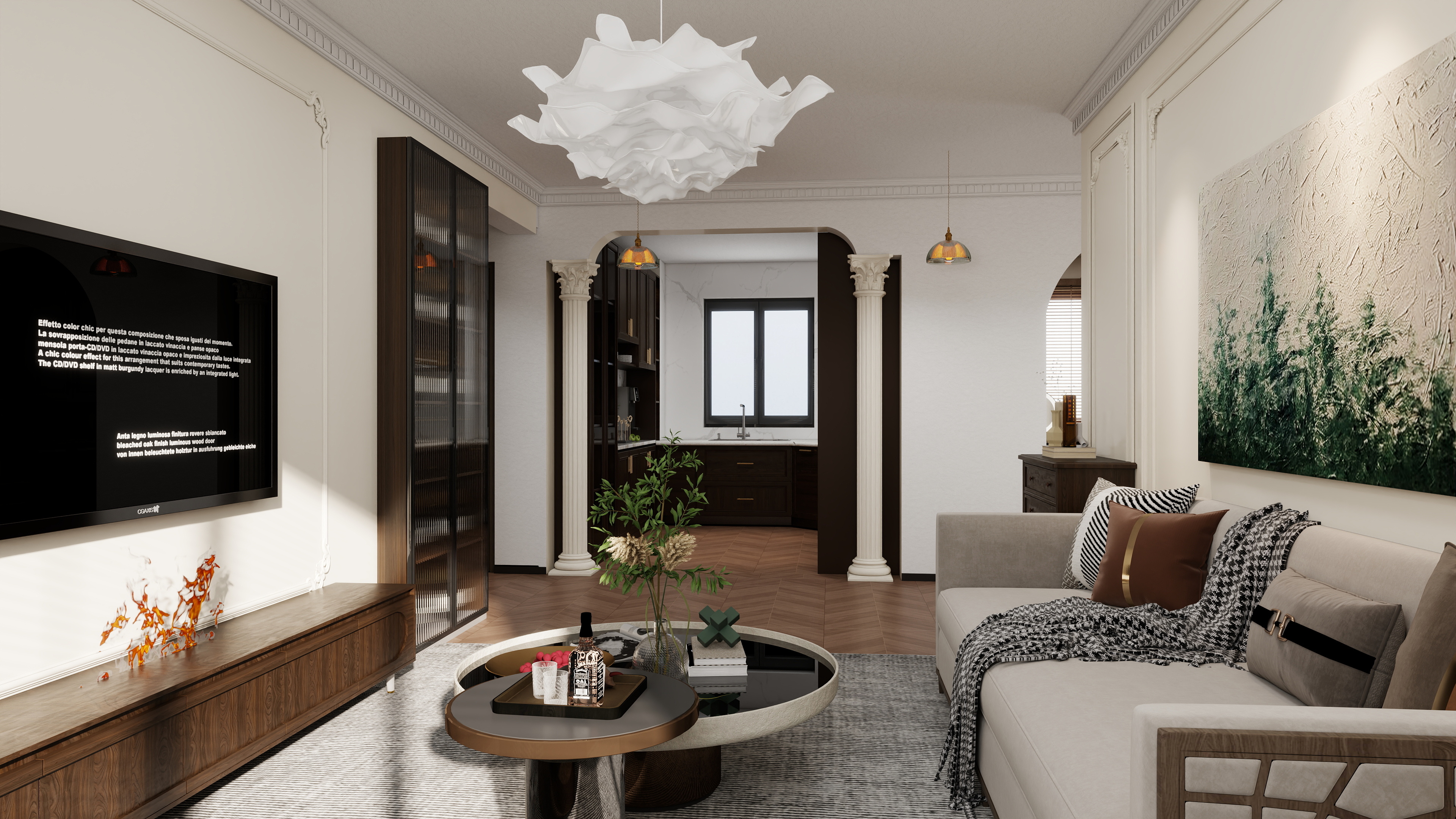 110平小户型法式风格改造丨中国太原丨品客设计-9