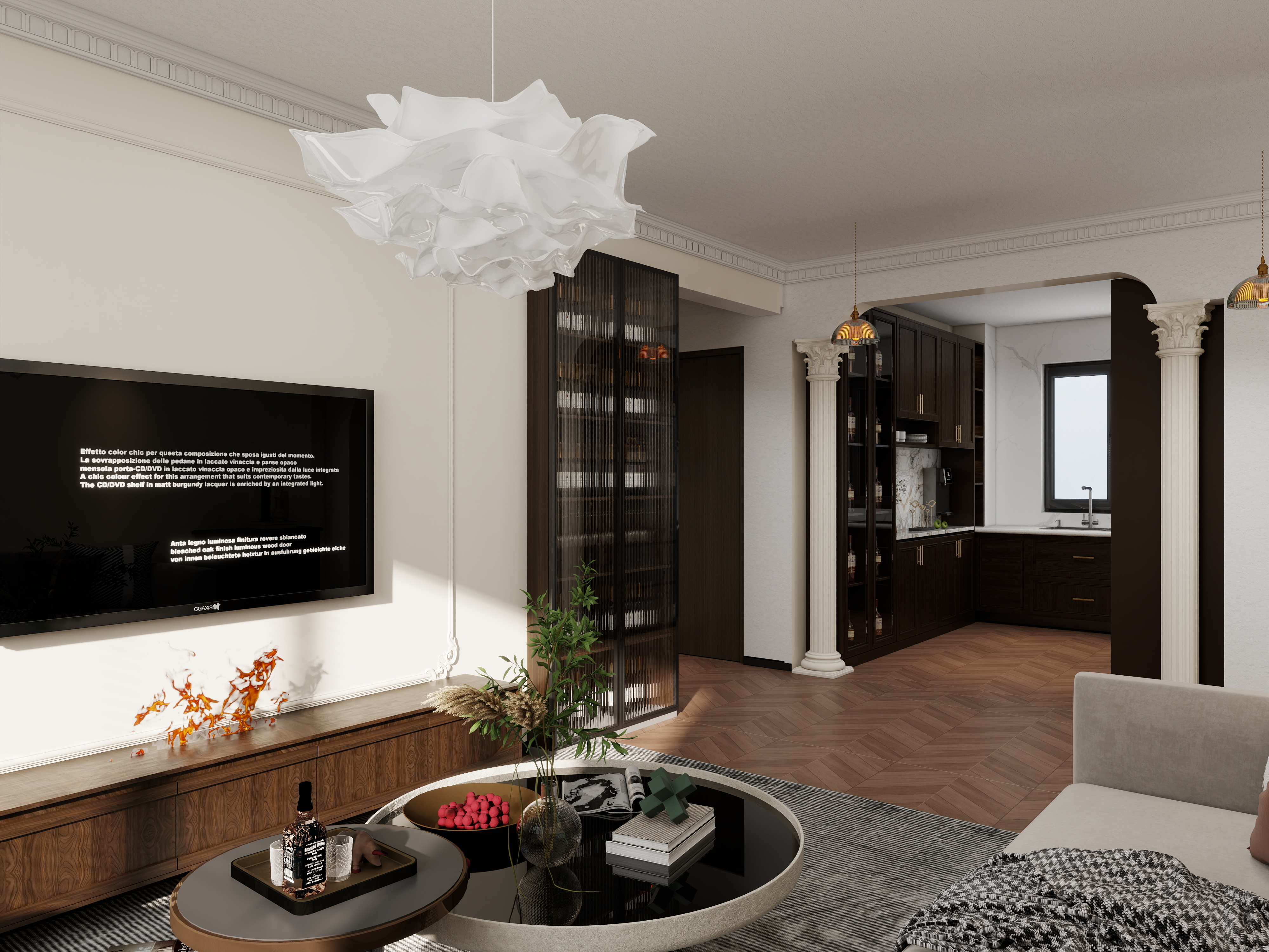 110平小户型法式风格改造丨中国太原丨品客设计-7