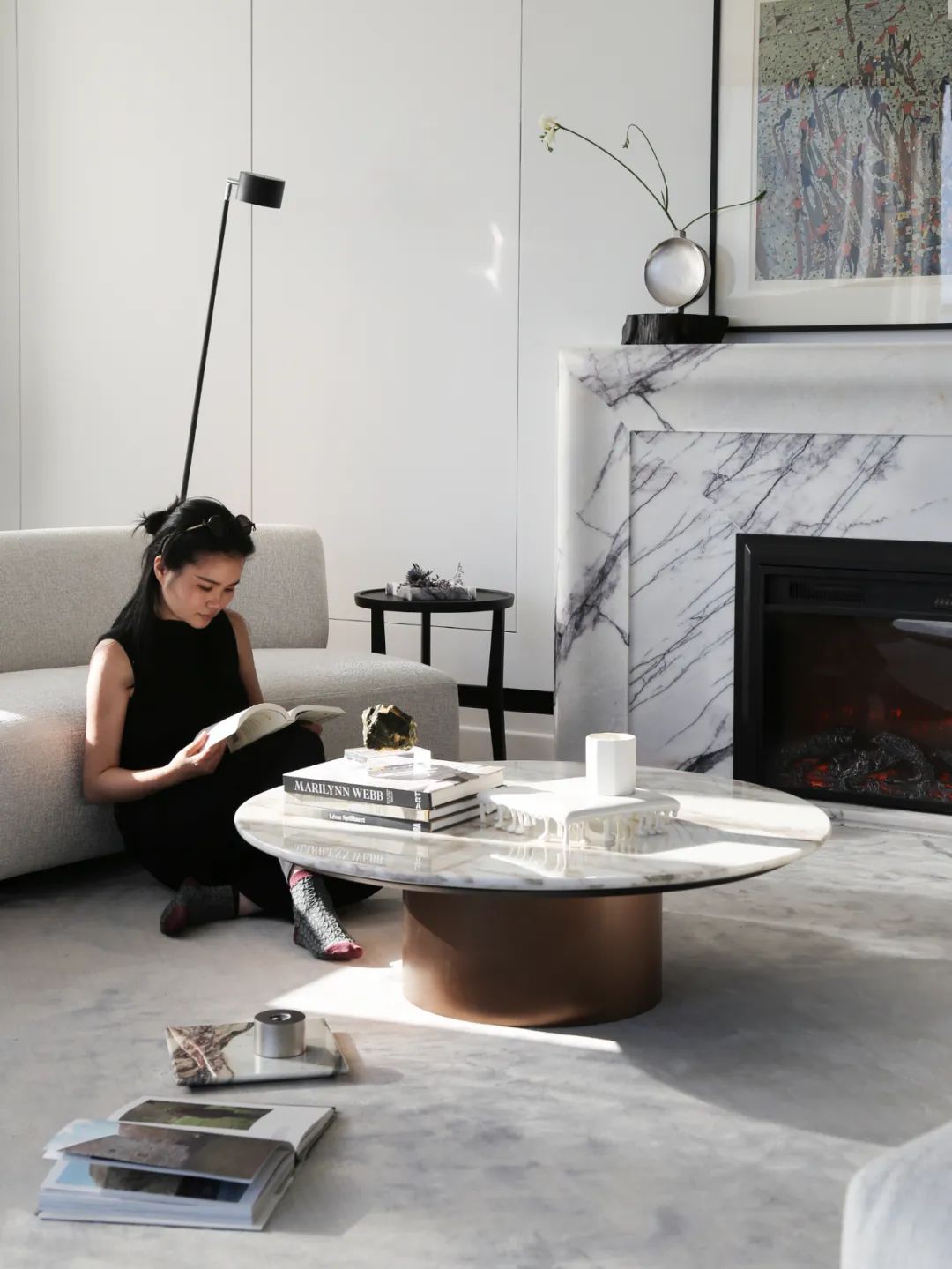 设计在旅途，伦敦River Thames白色公寓丨英国丨懒猫创意空间-37