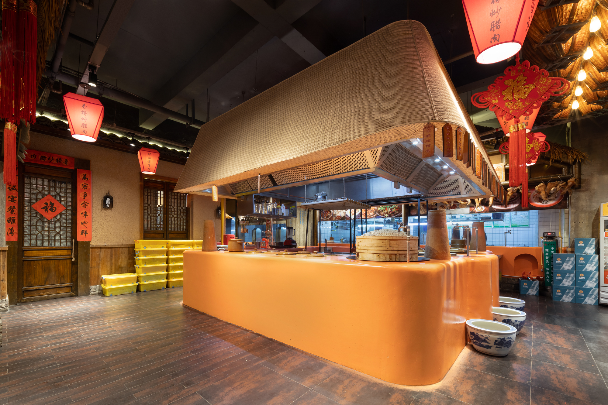 浓郁的乡村民俗风格餐厅丨中国十堰丨罗涵-16