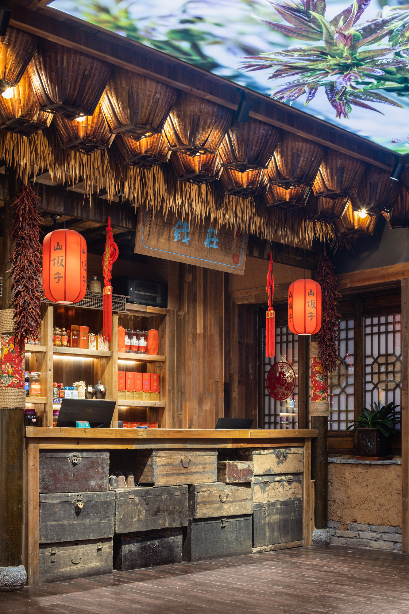 浓郁的乡村民俗风格餐厅丨中国十堰丨罗涵-21