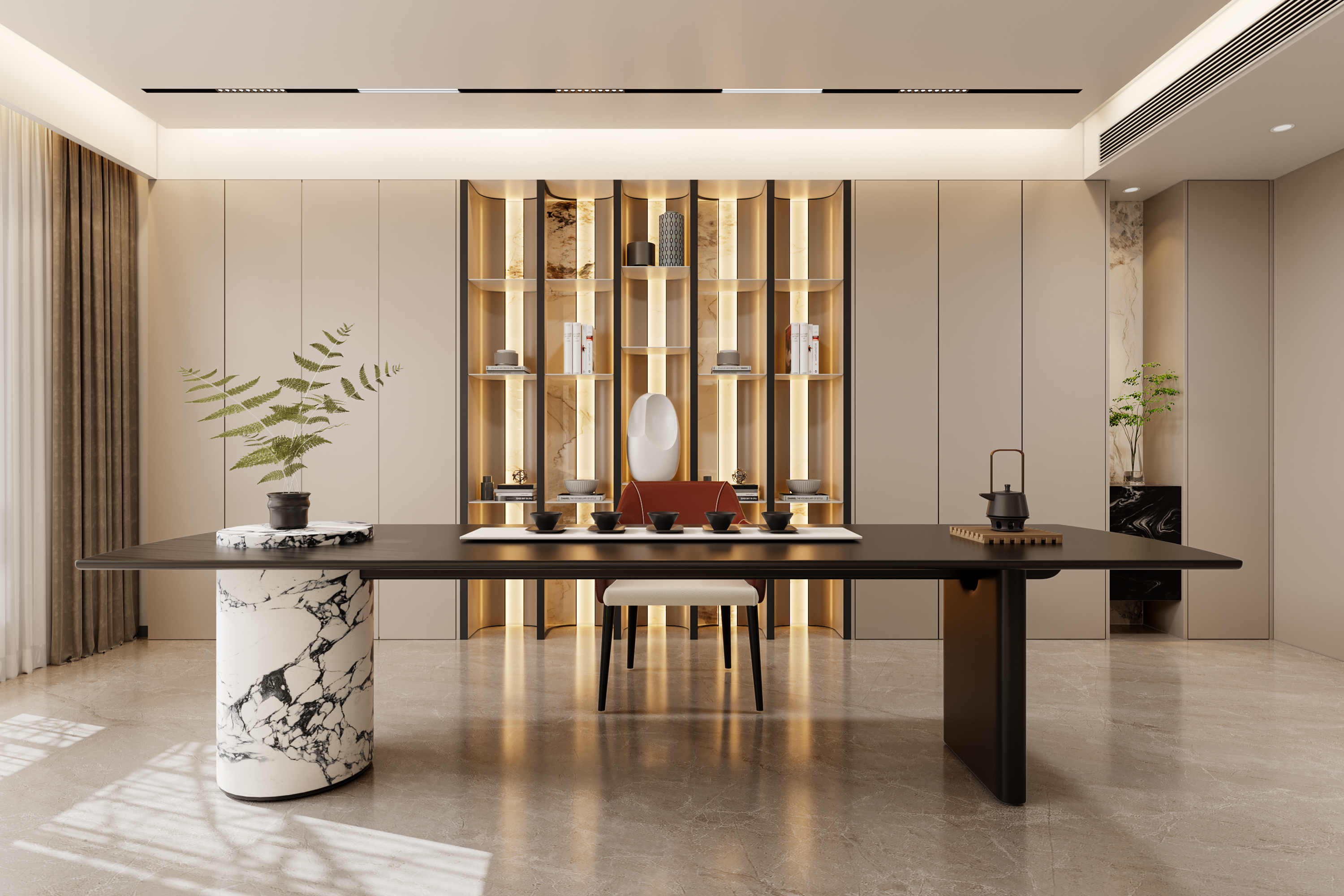 观塘映月 现代意式丨中国成都丨屿你视觉表现-2