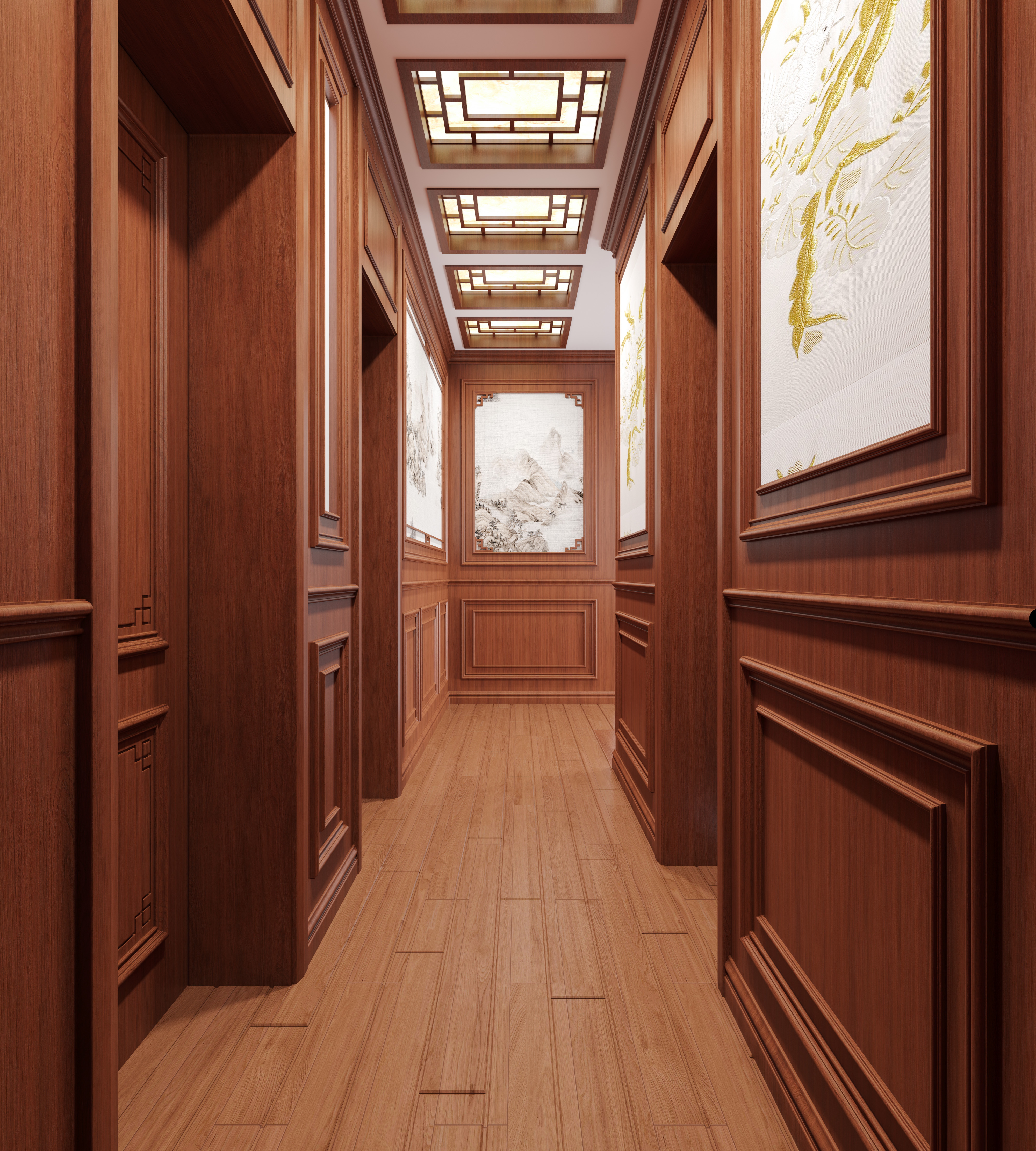 300平方古典中式丨中国宿迁丨LI•TingHai设-7