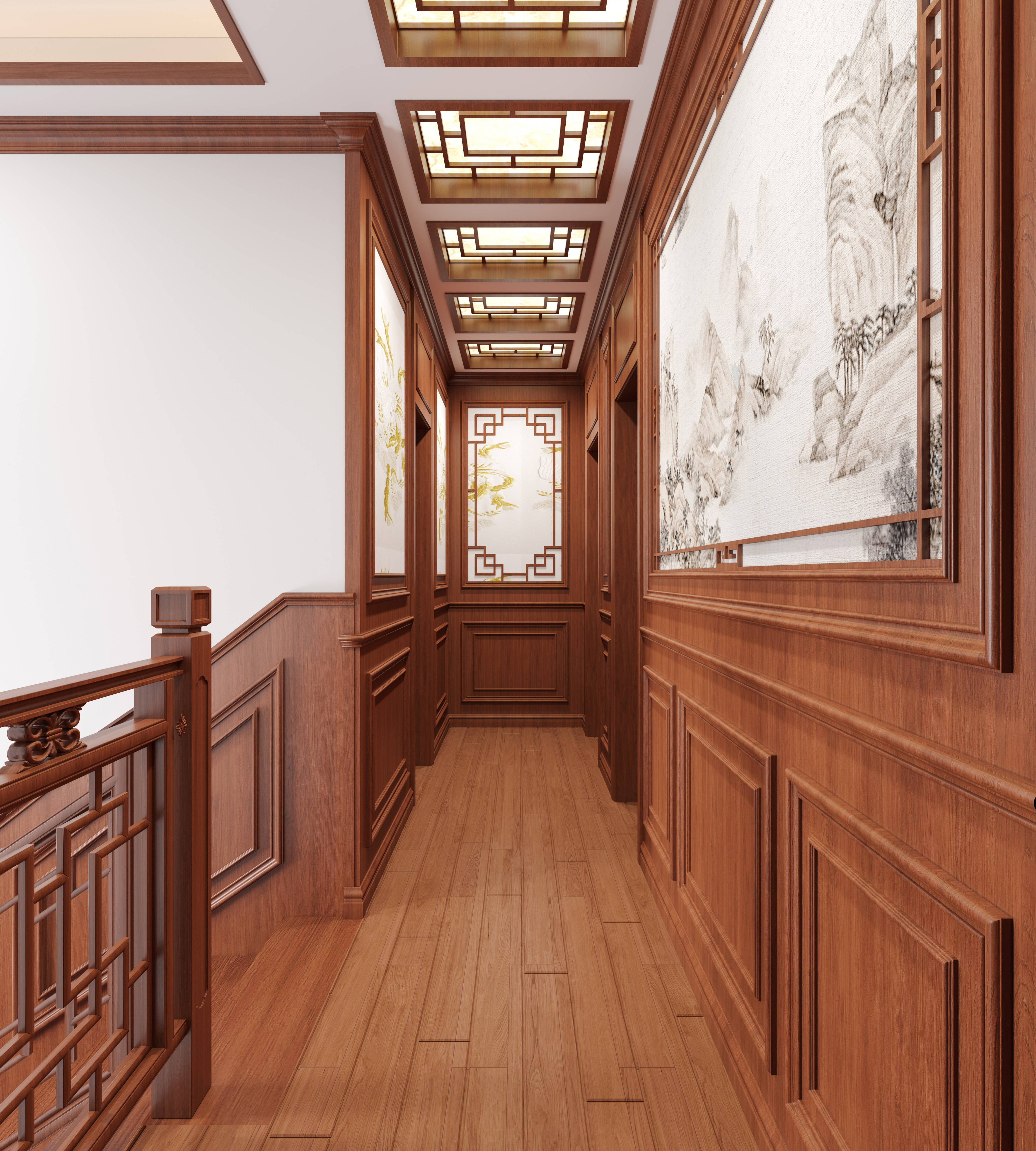 300平方古典中式丨中国宿迁丨LI•TingHai设-9