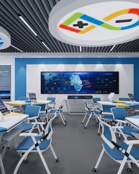 学校智慧空间展厅+AI自习室丨中国北京丨蒋七七
