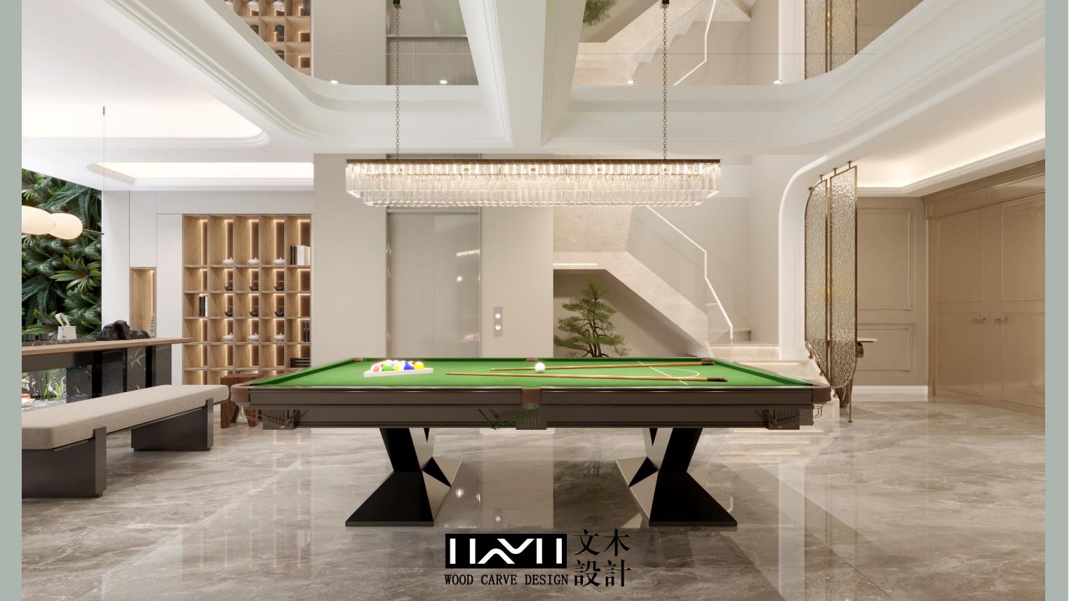 美的顺城府460㎡现代法式别墅丨中国昆明丨文木设计事务所-1