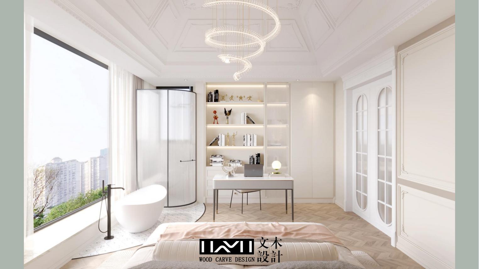 美的顺城府460㎡现代法式别墅丨中国昆明丨文木设计事务所-31