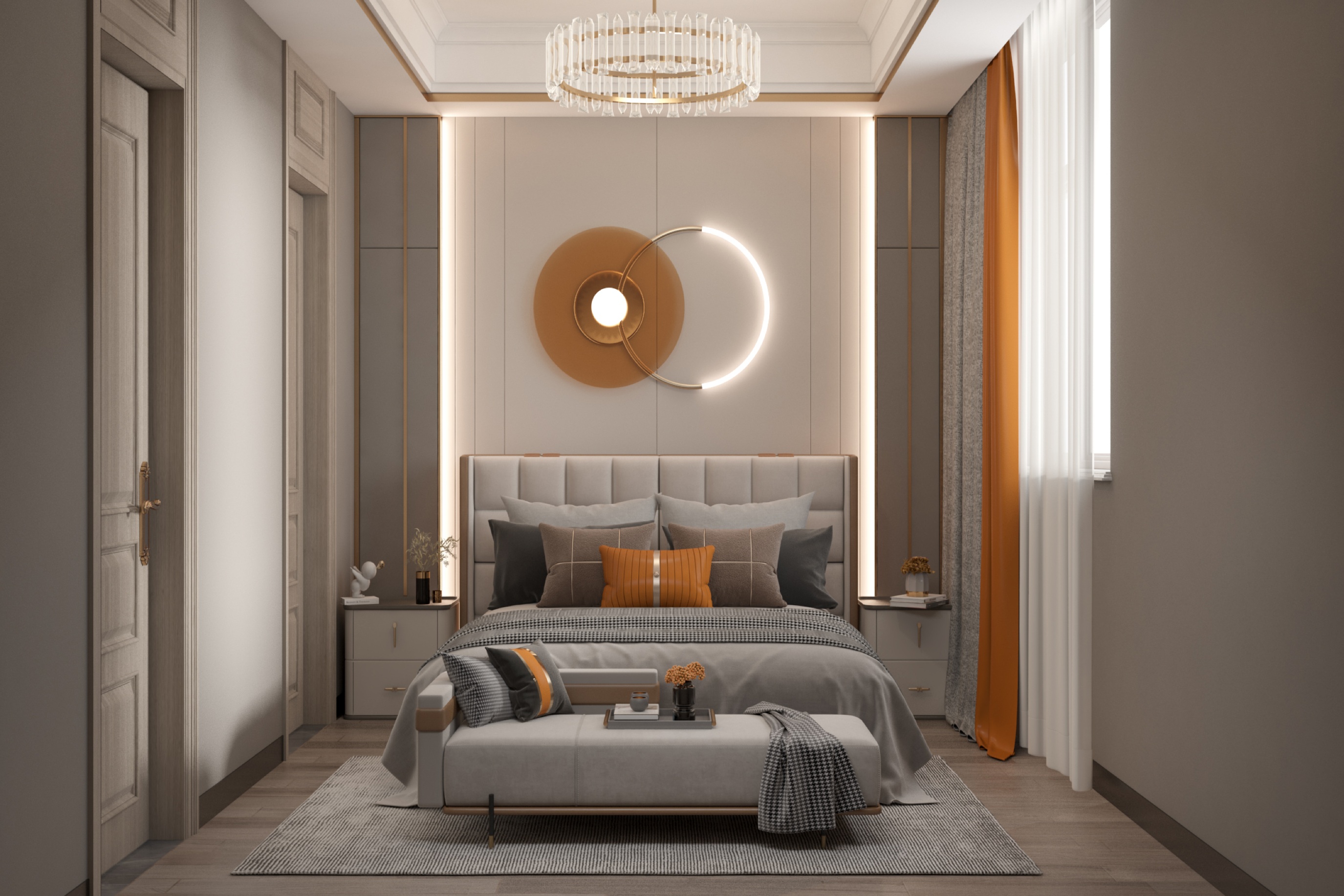 美的顺城府450㎡意式轻奢丨中国昆明丨文木设计事务所-22