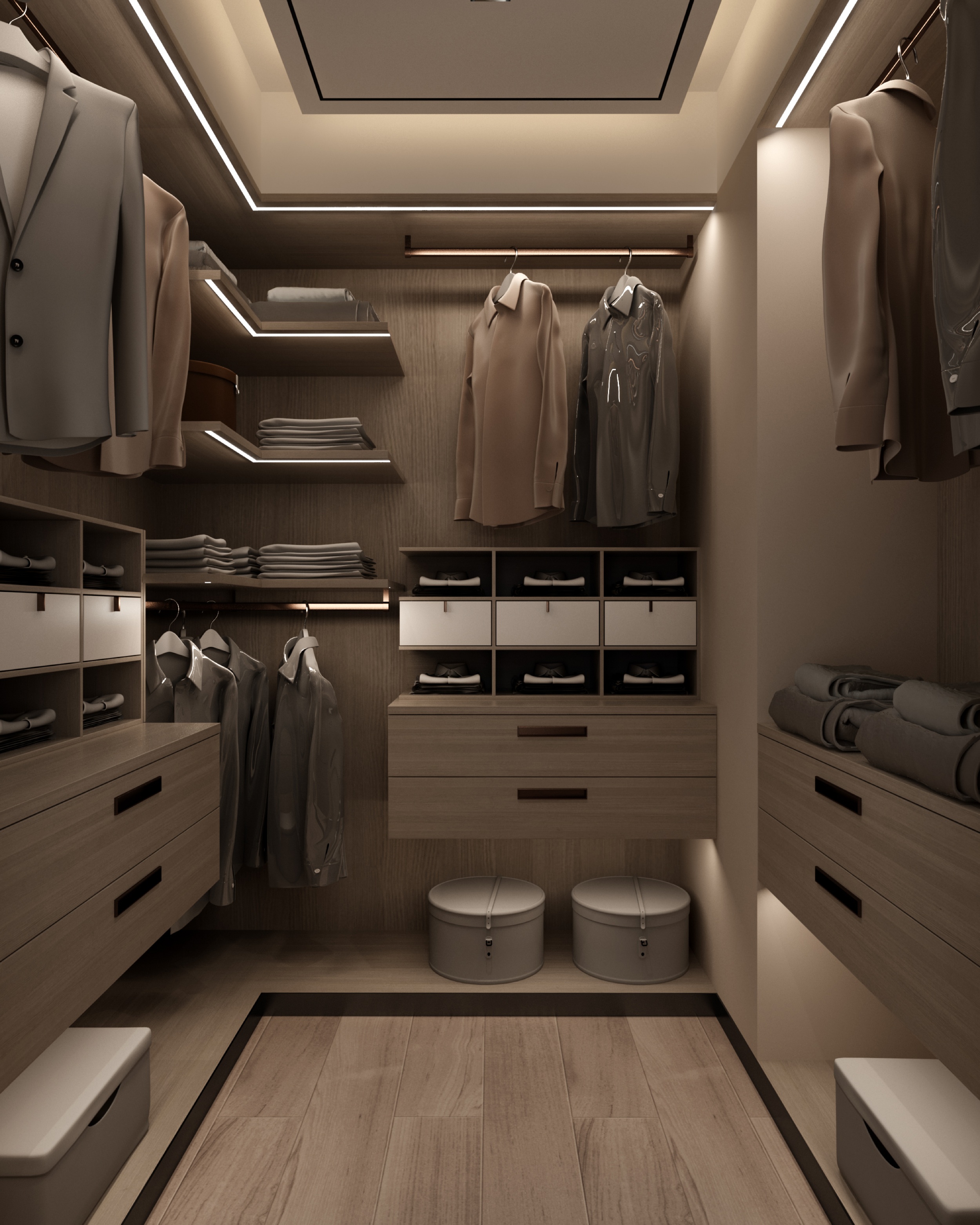 美的顺城府450㎡意式轻奢丨中国昆明丨文木设计事务所-19