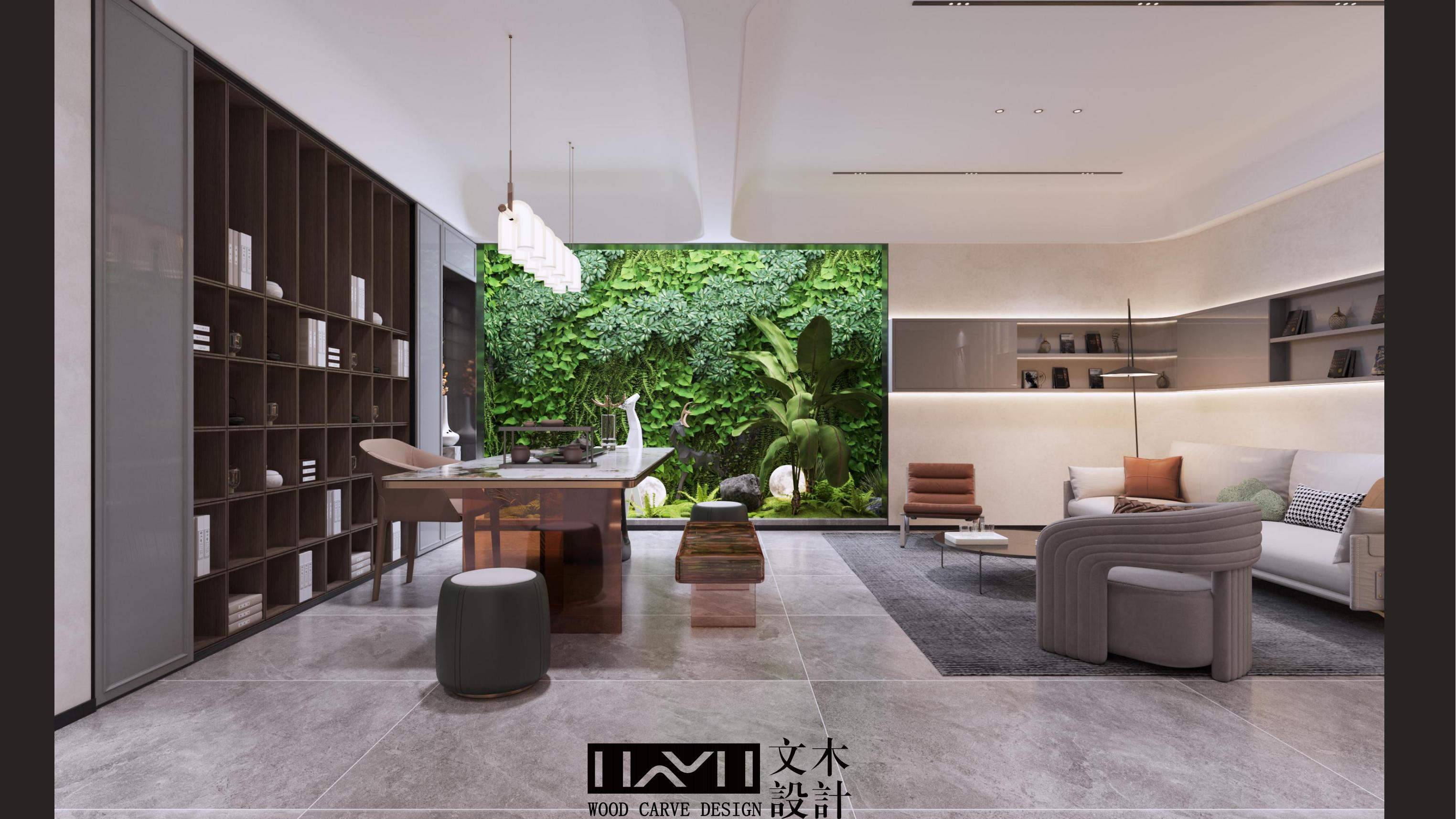 美的顺城府580㎡意式轻奢丨中国昆明丨文木设计事务所-6