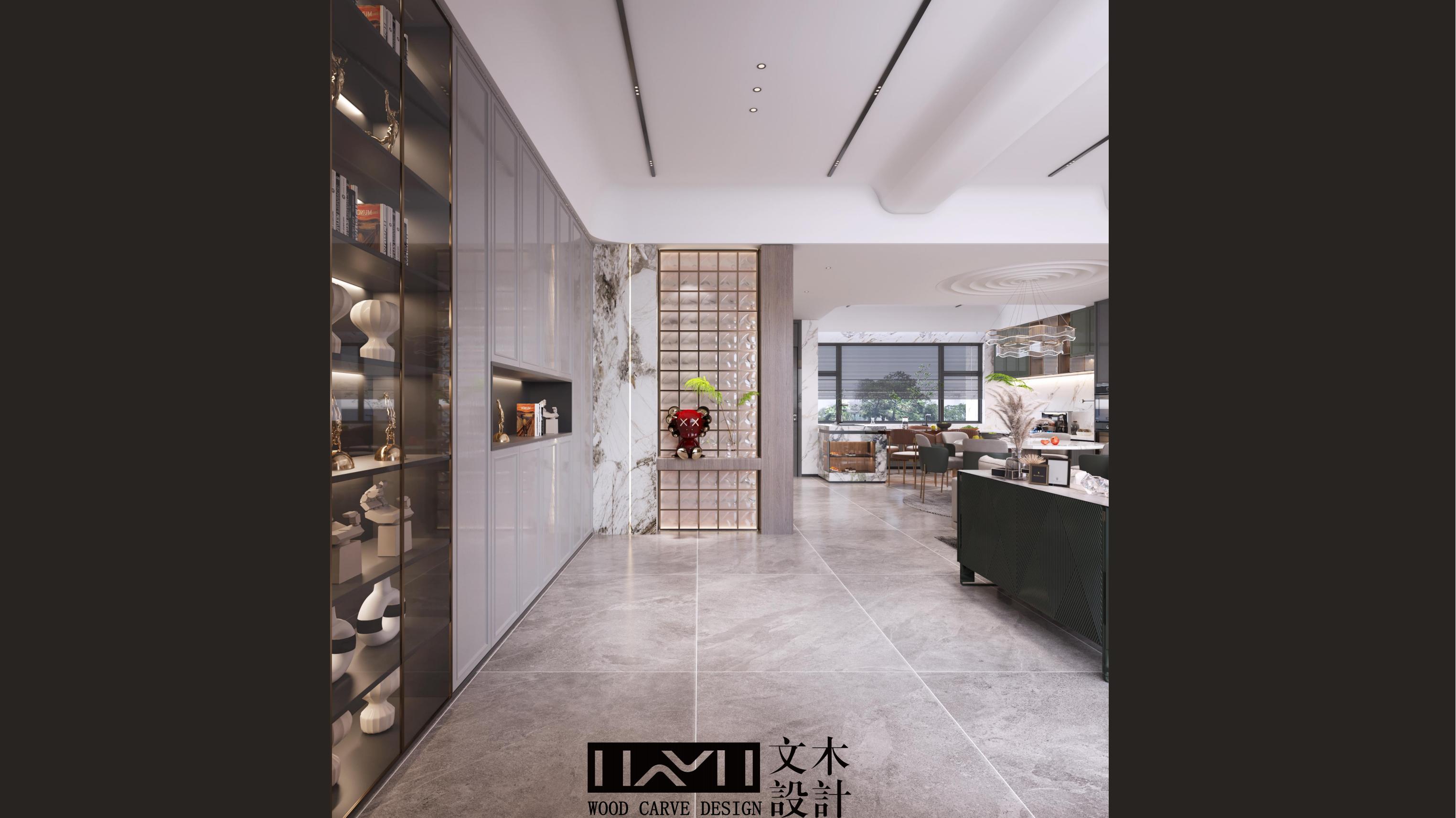 美的顺城府580㎡意式轻奢丨中国昆明丨文木设计事务所-10