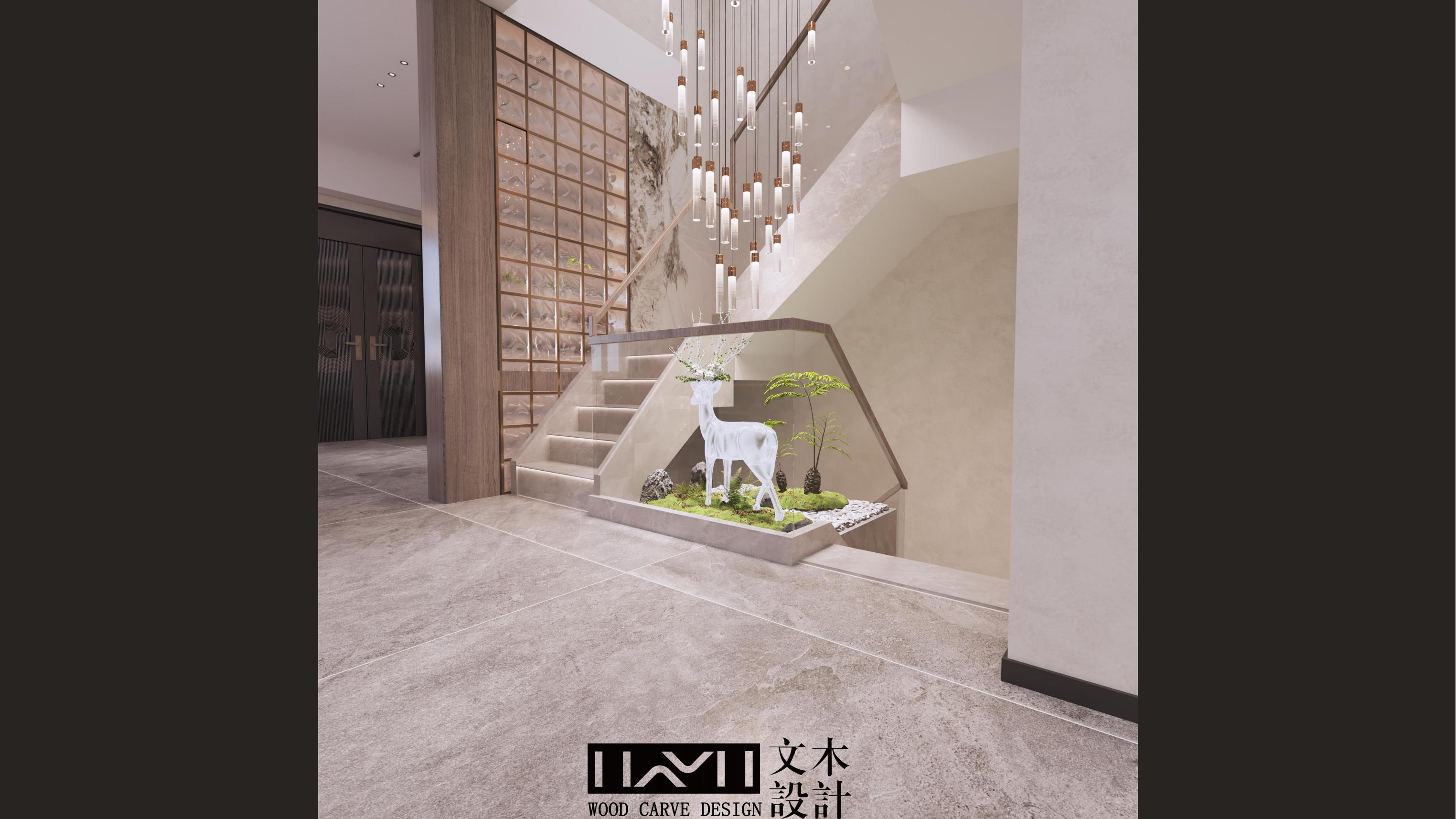 美的顺城府580㎡意式轻奢丨中国昆明丨文木设计事务所-18