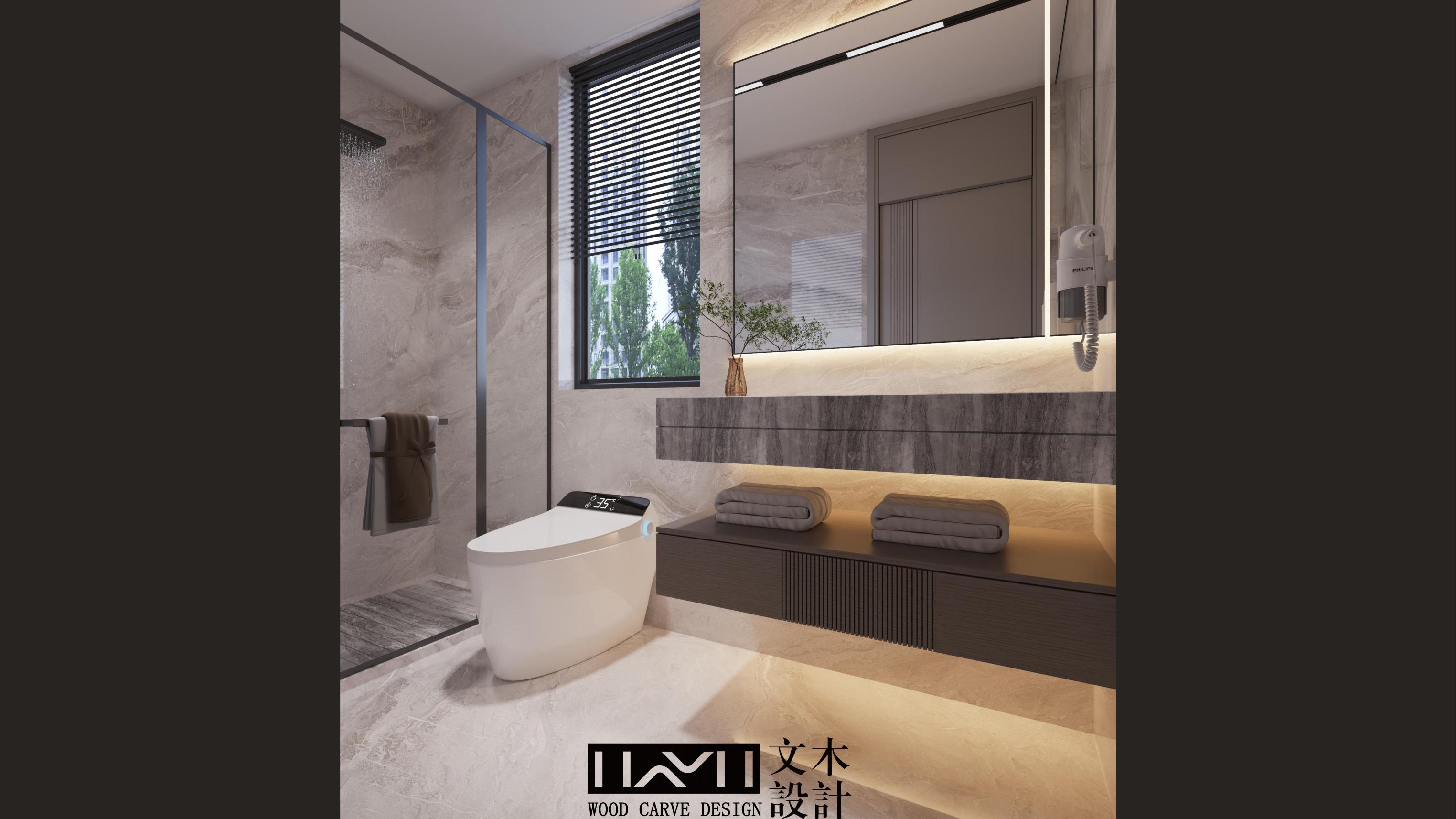 美的顺城府580㎡意式轻奢丨中国昆明丨文木设计事务所-19