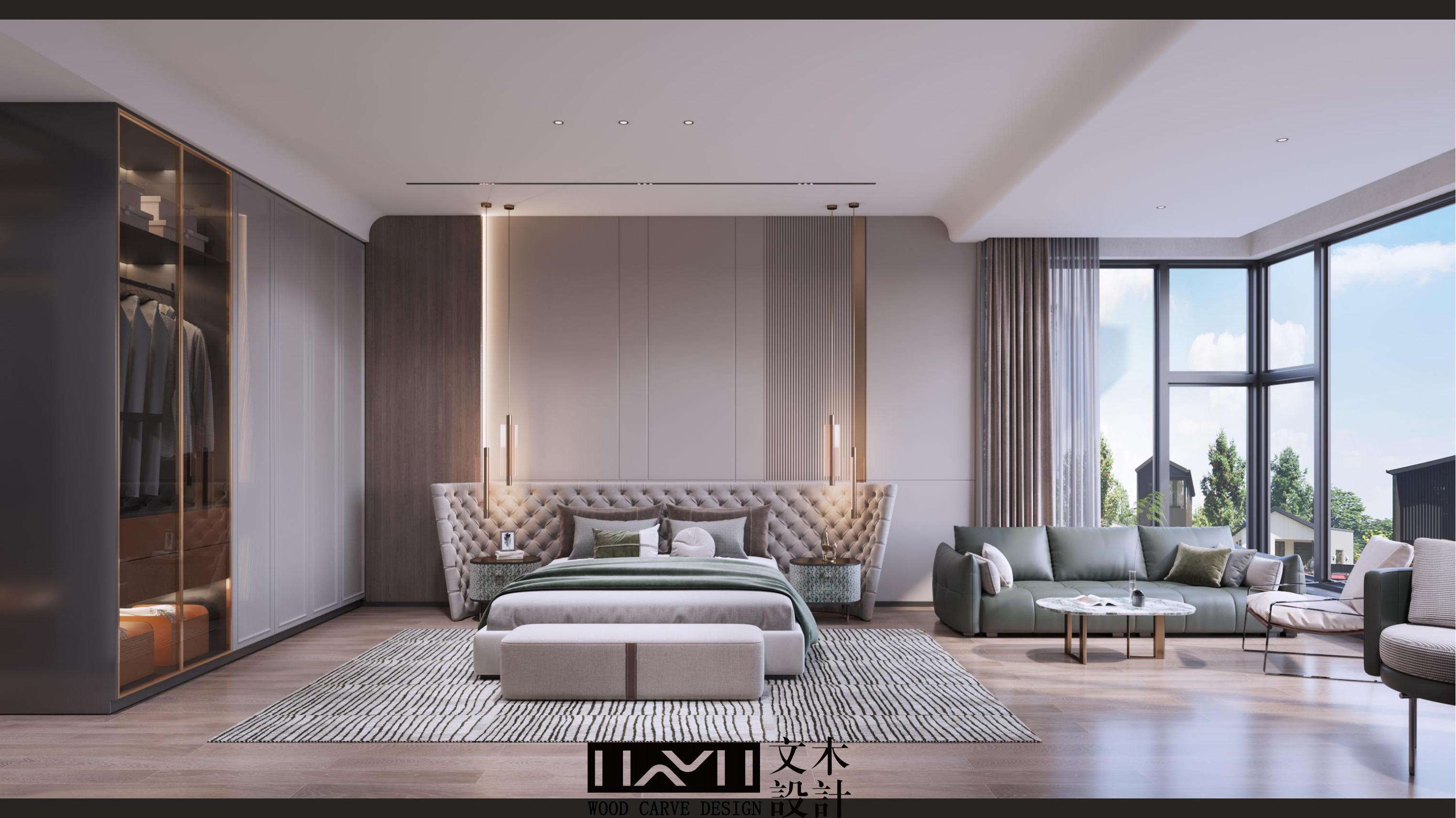 美的顺城府580㎡意式轻奢丨中国昆明丨文木设计事务所-26