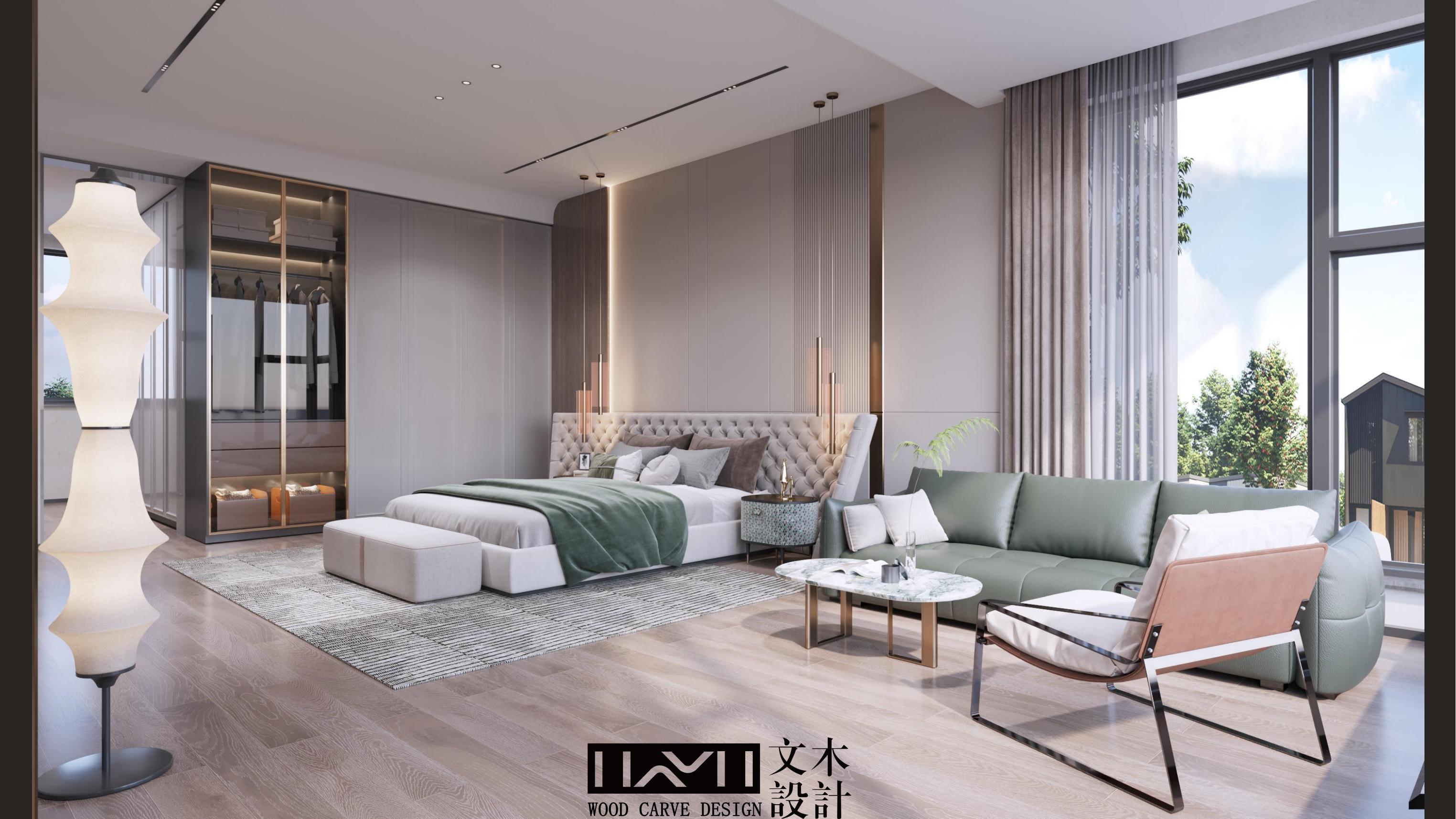 美的顺城府580㎡意式轻奢丨中国昆明丨文木设计事务所-28