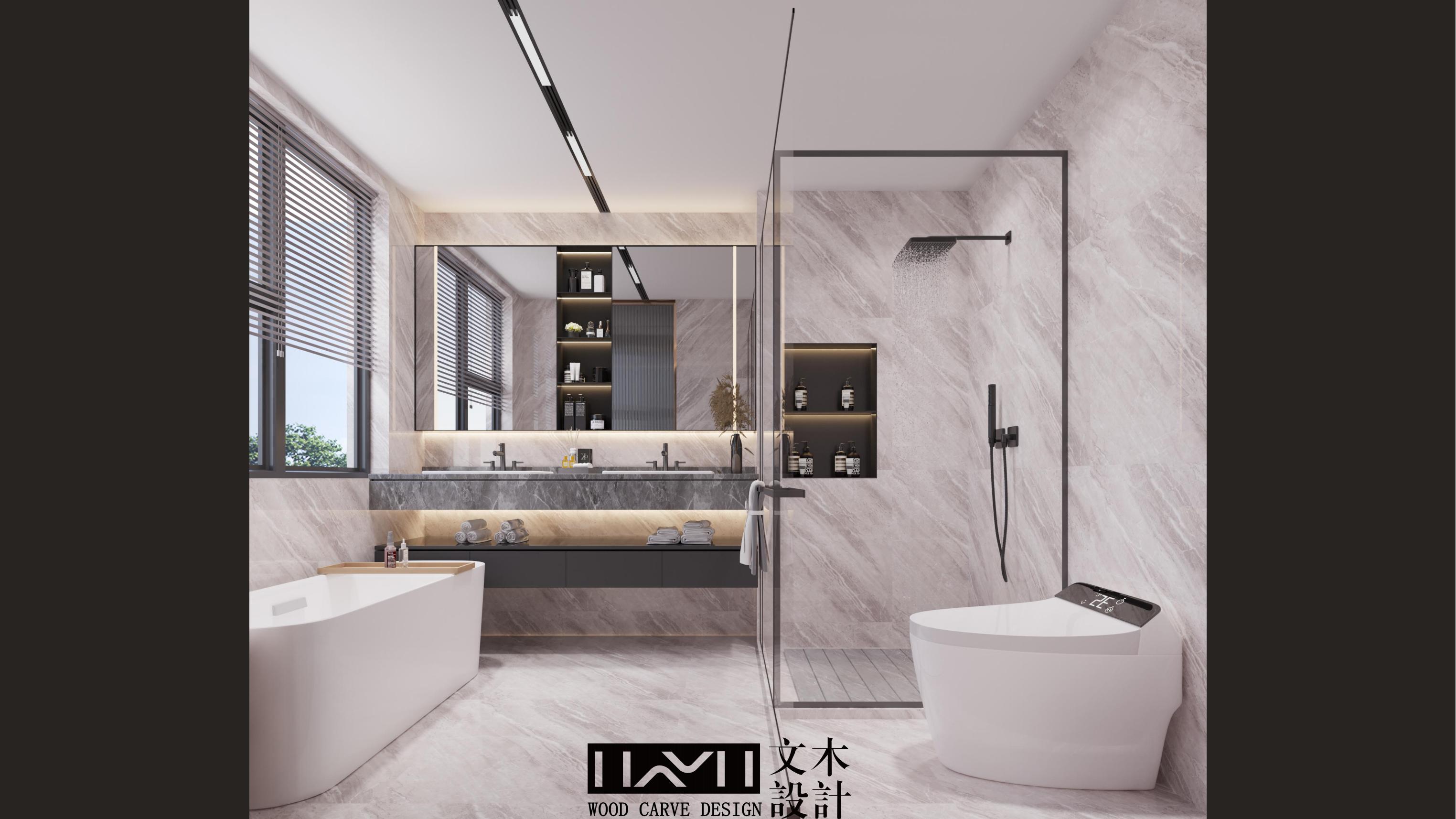 美的顺城府580㎡意式轻奢丨中国昆明丨文木设计事务所-33