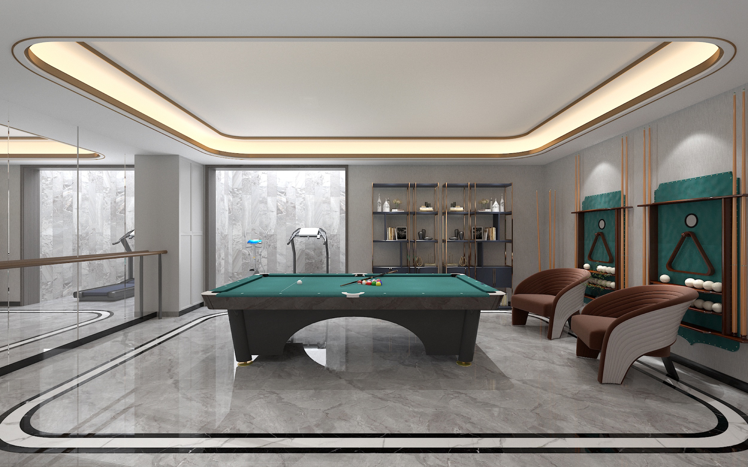 美的顺城府520㎡意式轻奢丨中国昆明丨文木设计事务所-10