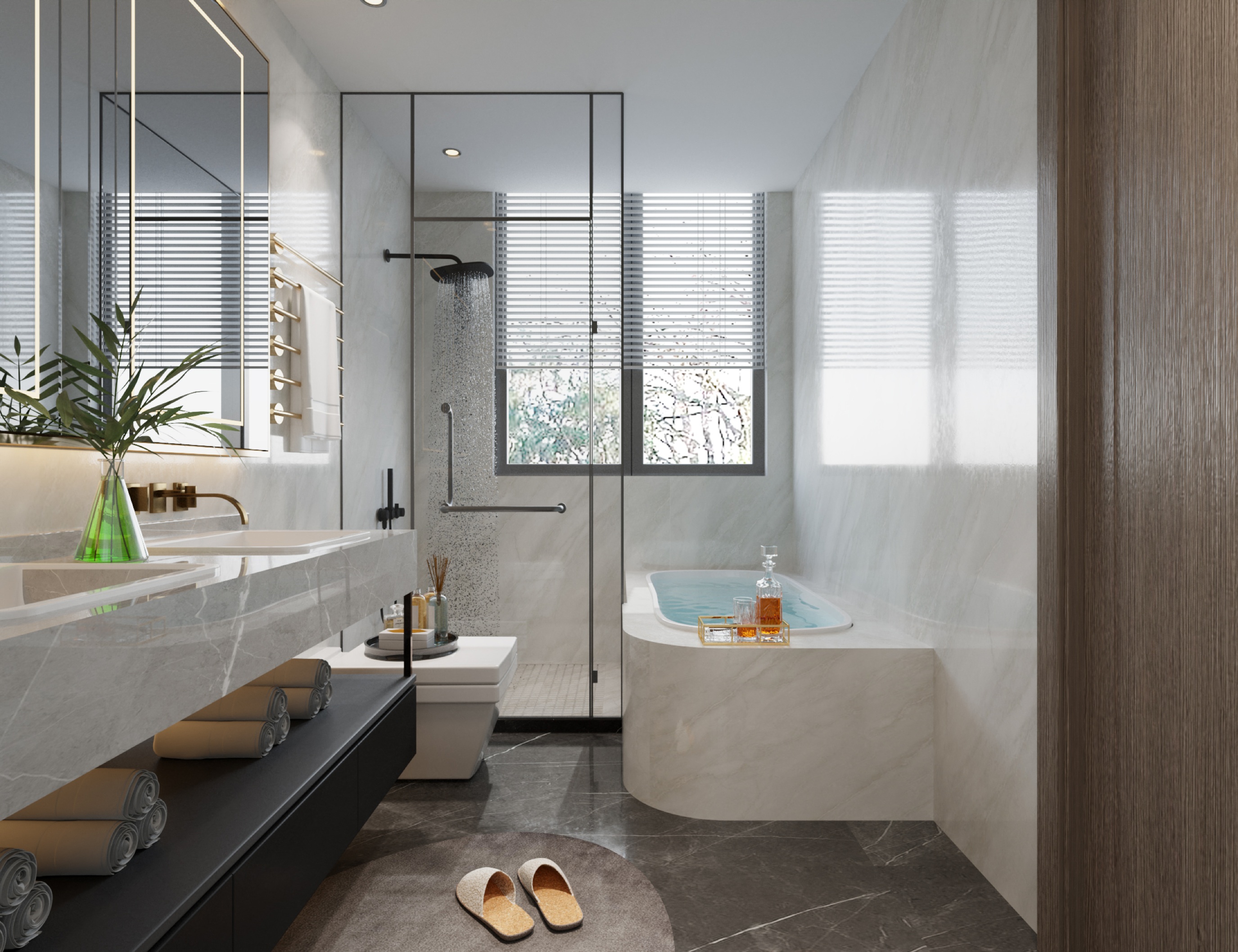 美的顺城府580㎡双拼意式轻奢丨中国昆明丨文木设计事务所-20