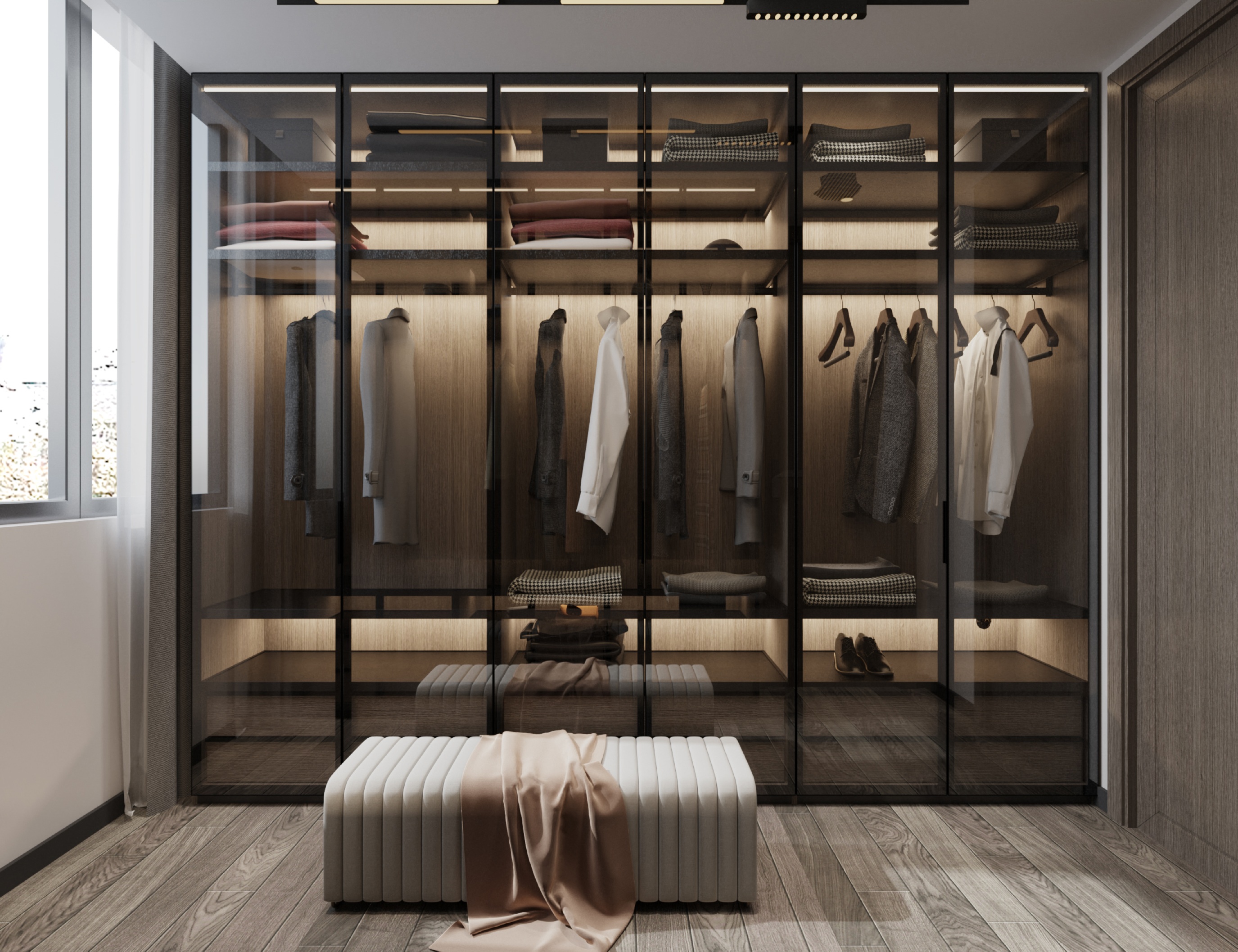 美的顺城府580㎡双拼意式轻奢丨中国昆明丨文木设计事务所-22