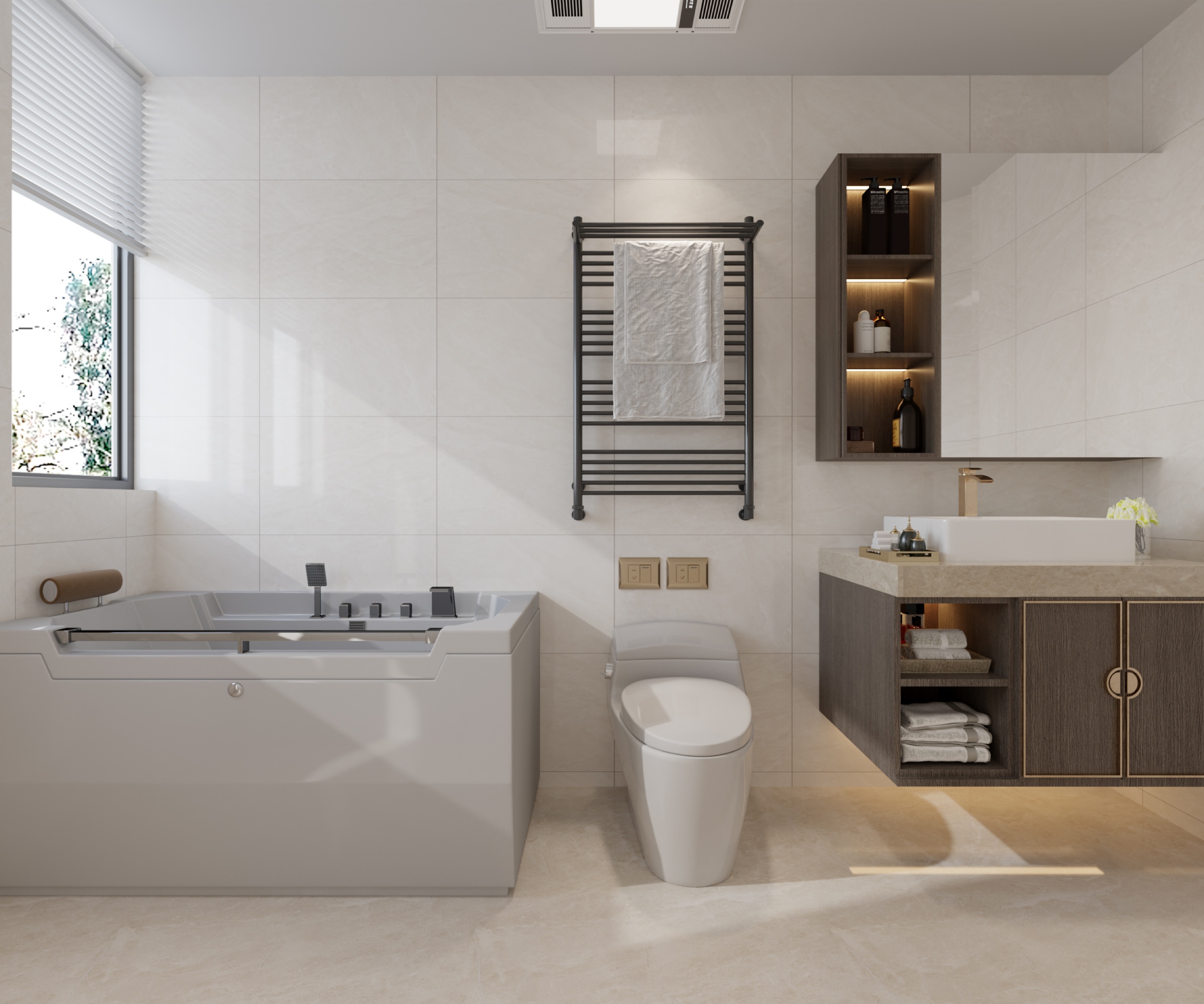 美的顺城府580㎡双拼意式轻奢丨中国昆明丨文木设计事务所-24