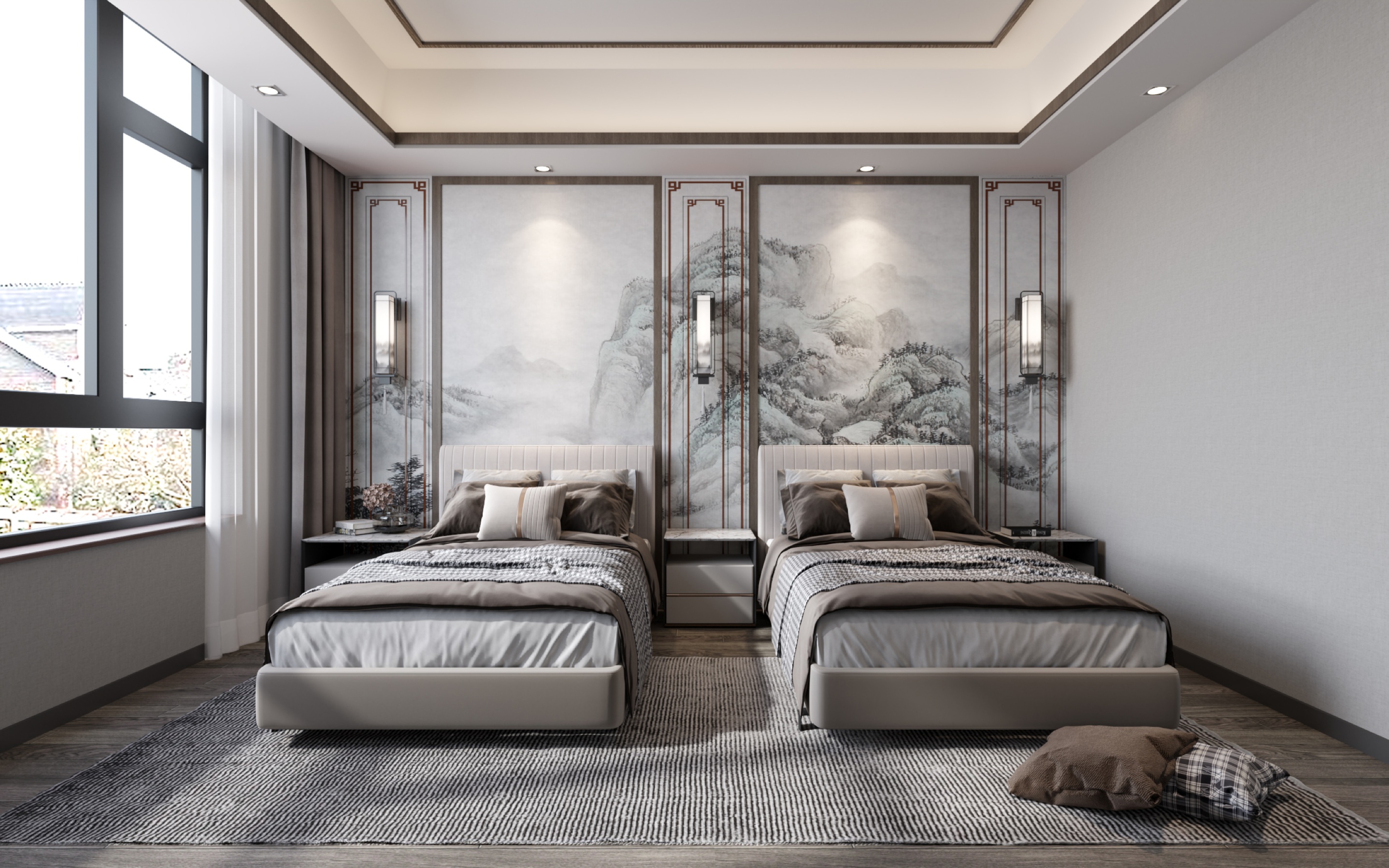 美的顺城府580㎡双拼意式轻奢丨中国昆明丨文木设计事务所-26