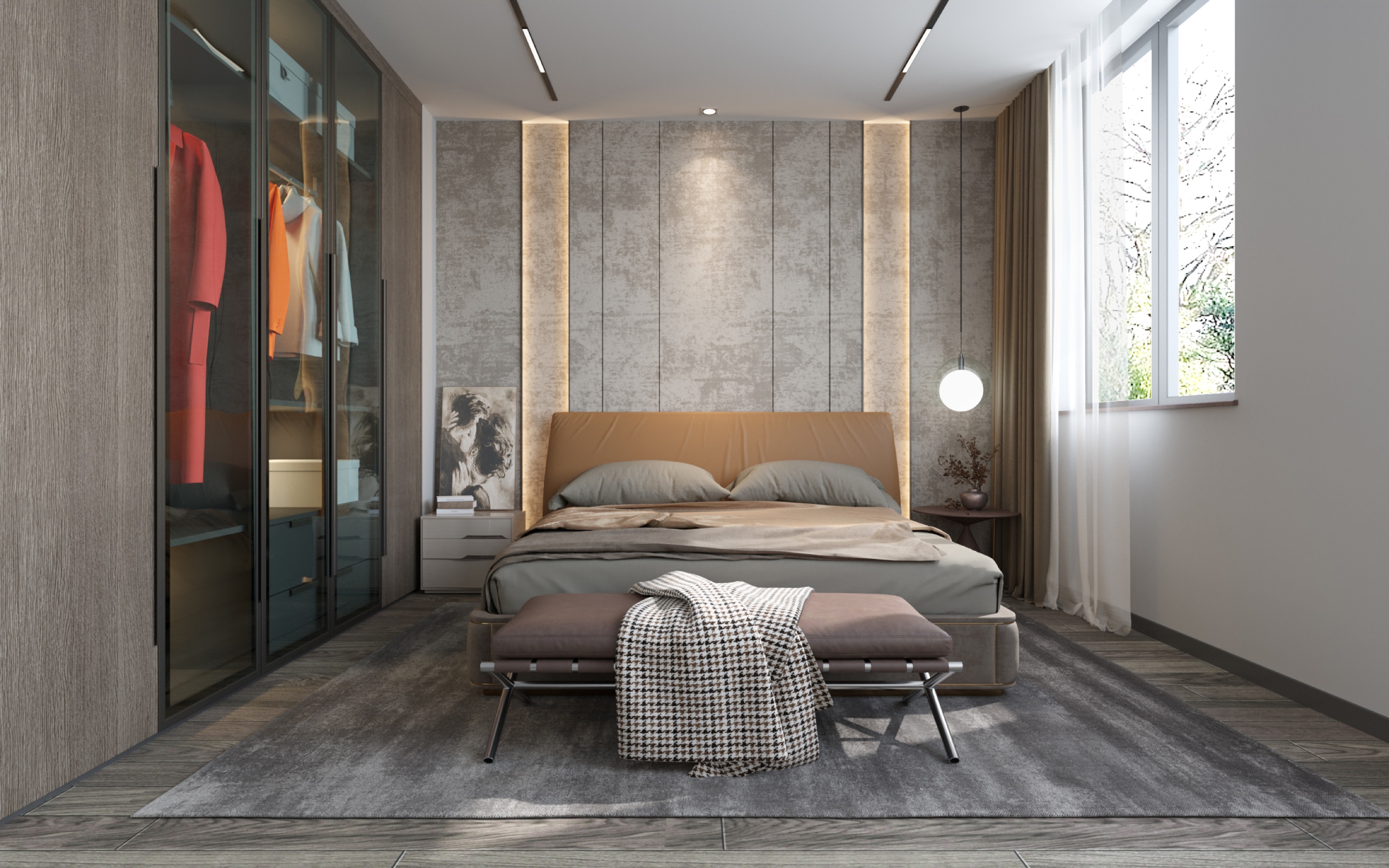 美的顺城府580㎡双拼意式轻奢丨中国昆明丨文木设计事务所-29