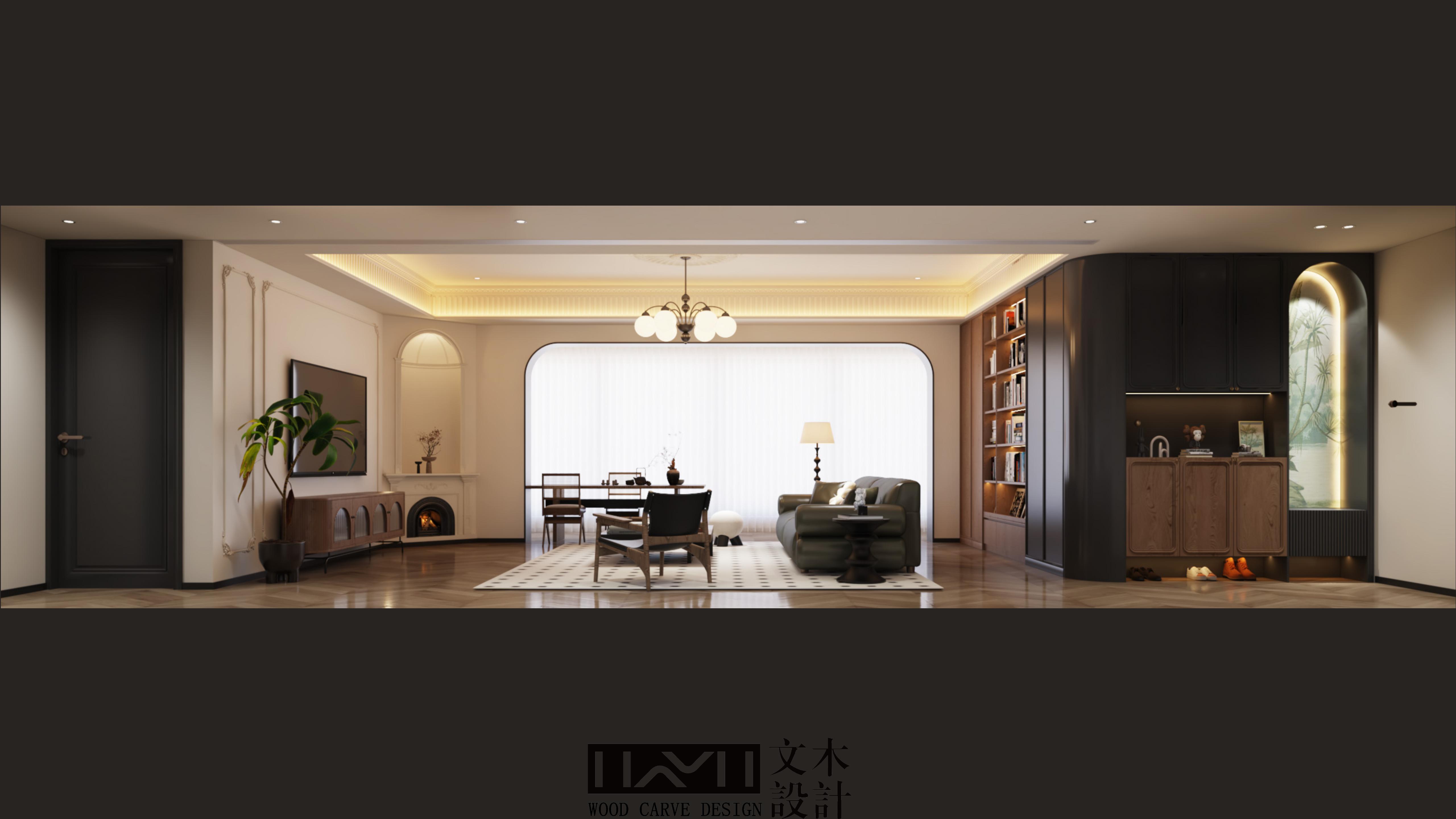 山海原著288㎡顶跃别墅复古法式丨中国昆明丨文木设计事务所-1