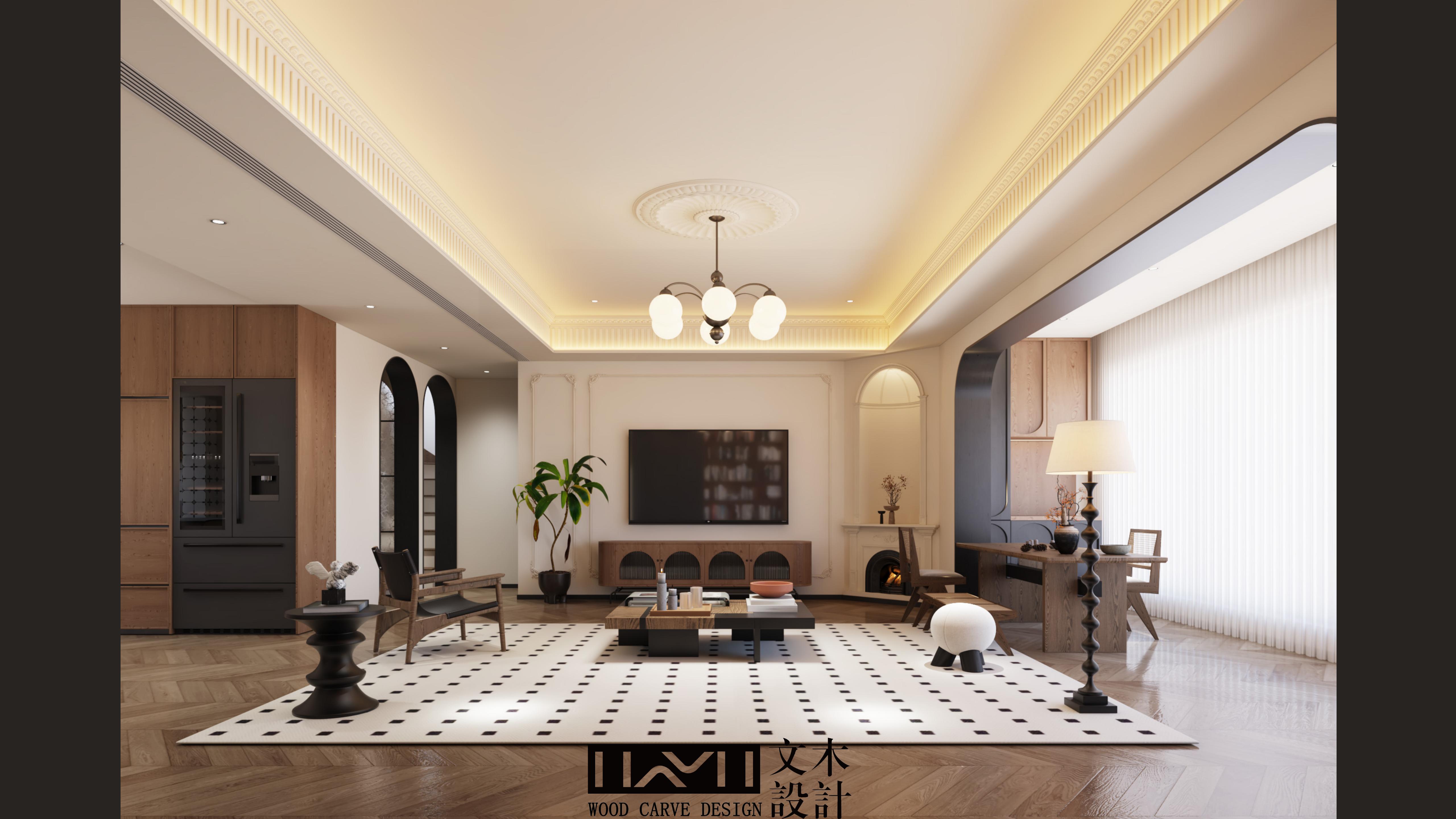 山海原著288㎡顶跃别墅复古法式丨中国昆明丨文木设计事务所-0