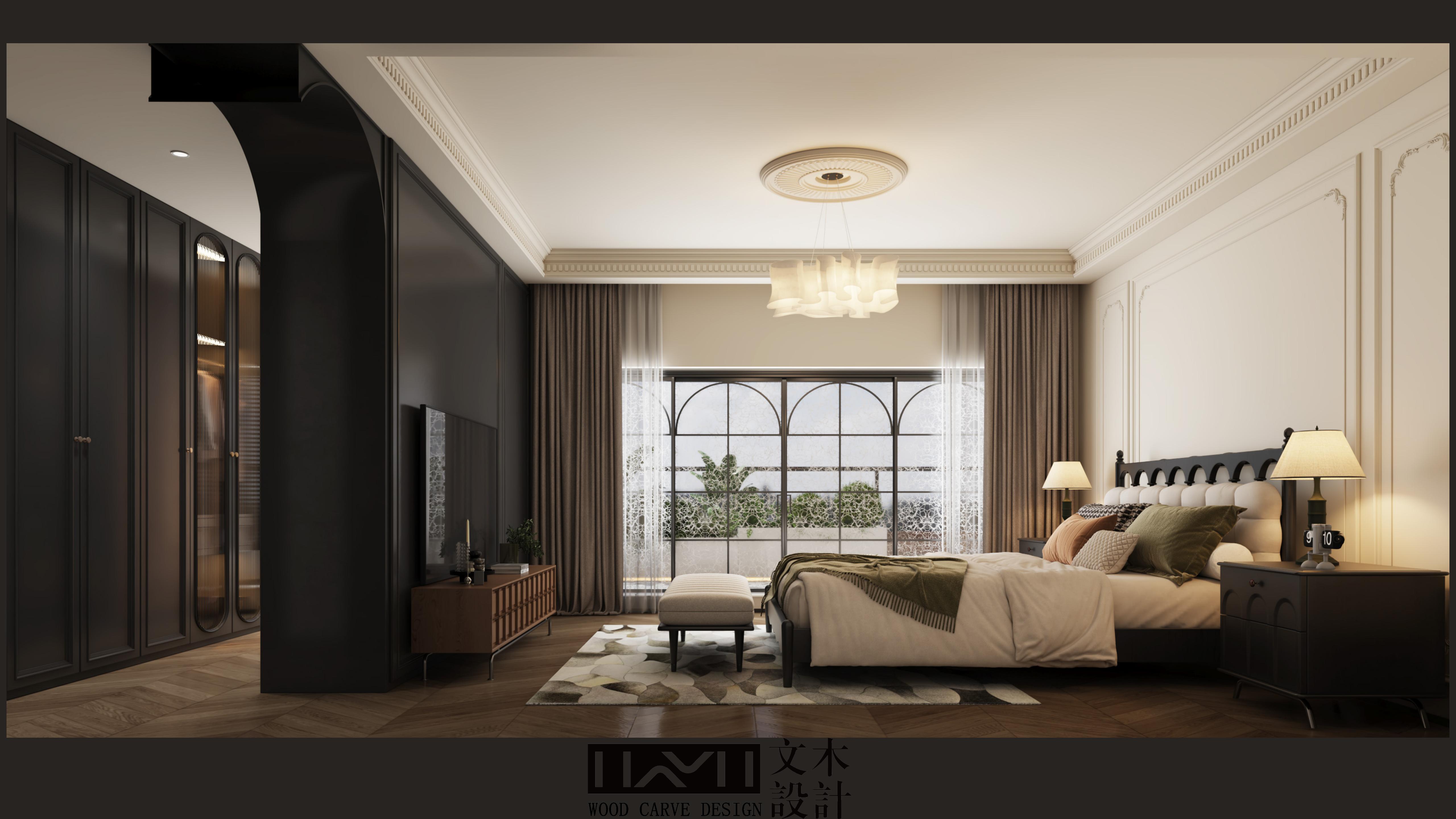 山海原著288㎡顶跃别墅复古法式丨中国昆明丨文木设计事务所-15