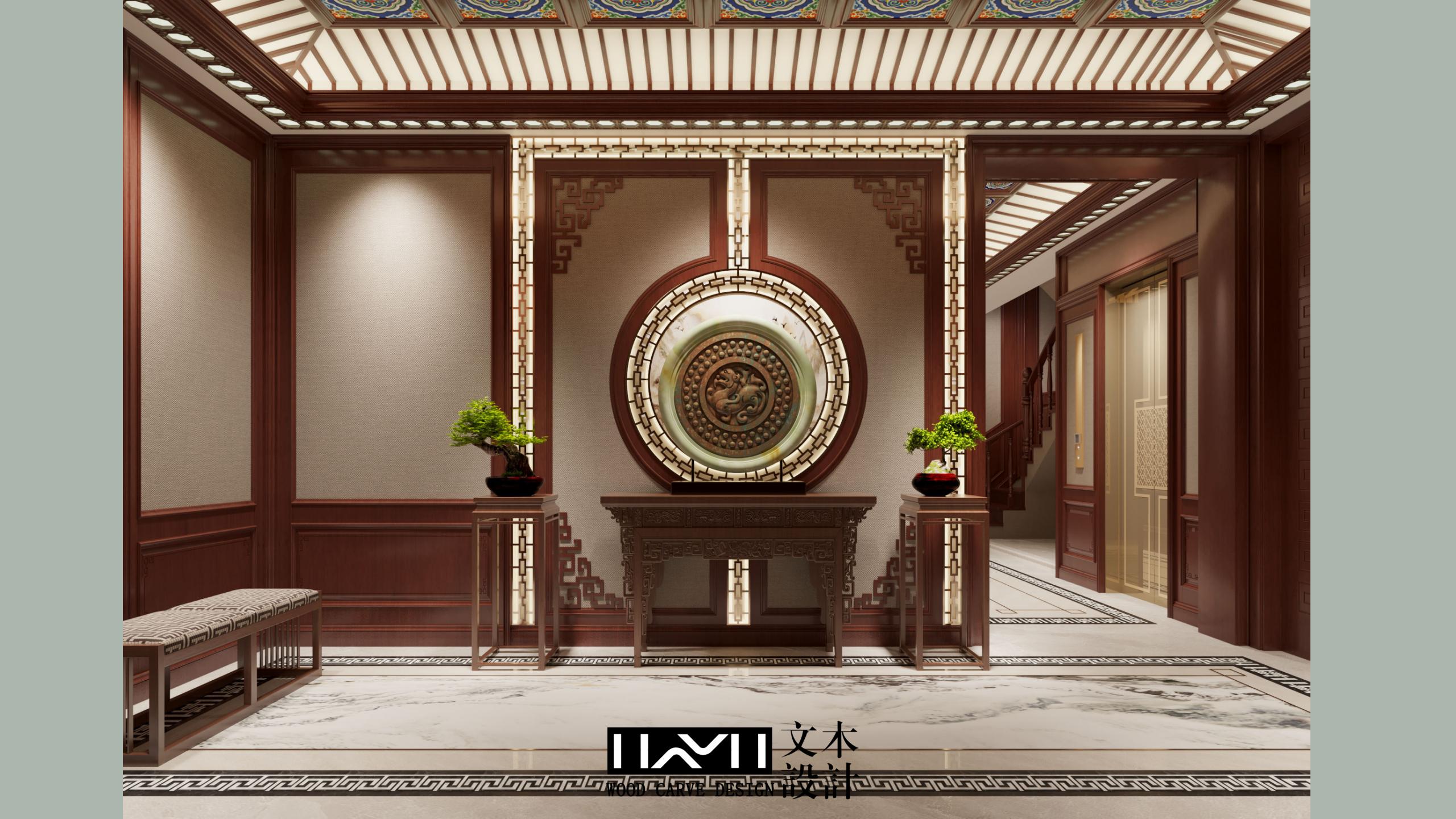 滇池ONE860㎡古典中式（红木家具）丨中国昆明丨文木设计事务所-1