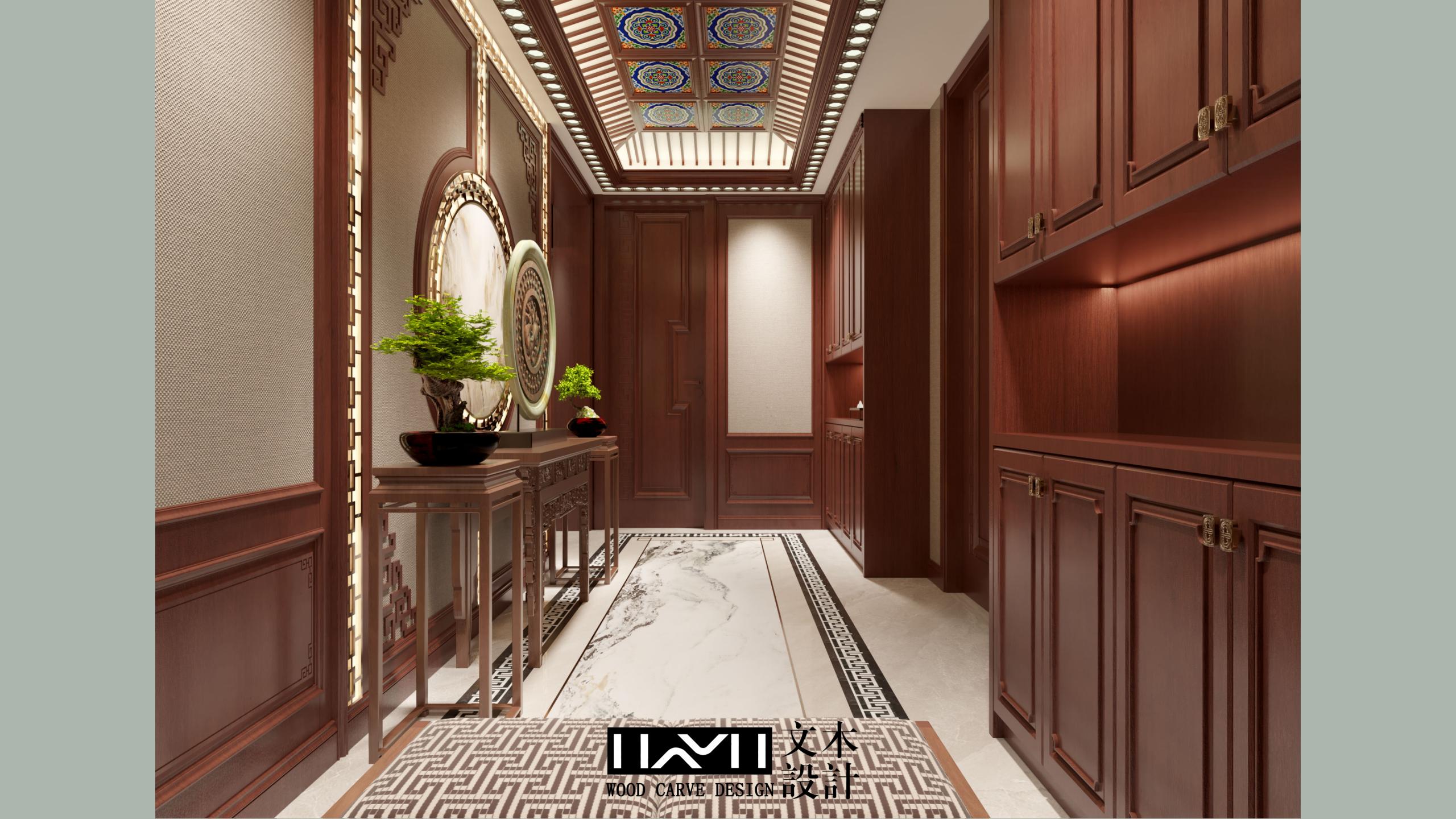 滇池ONE860㎡古典中式（红木家具）丨中国昆明丨文木设计事务所-3