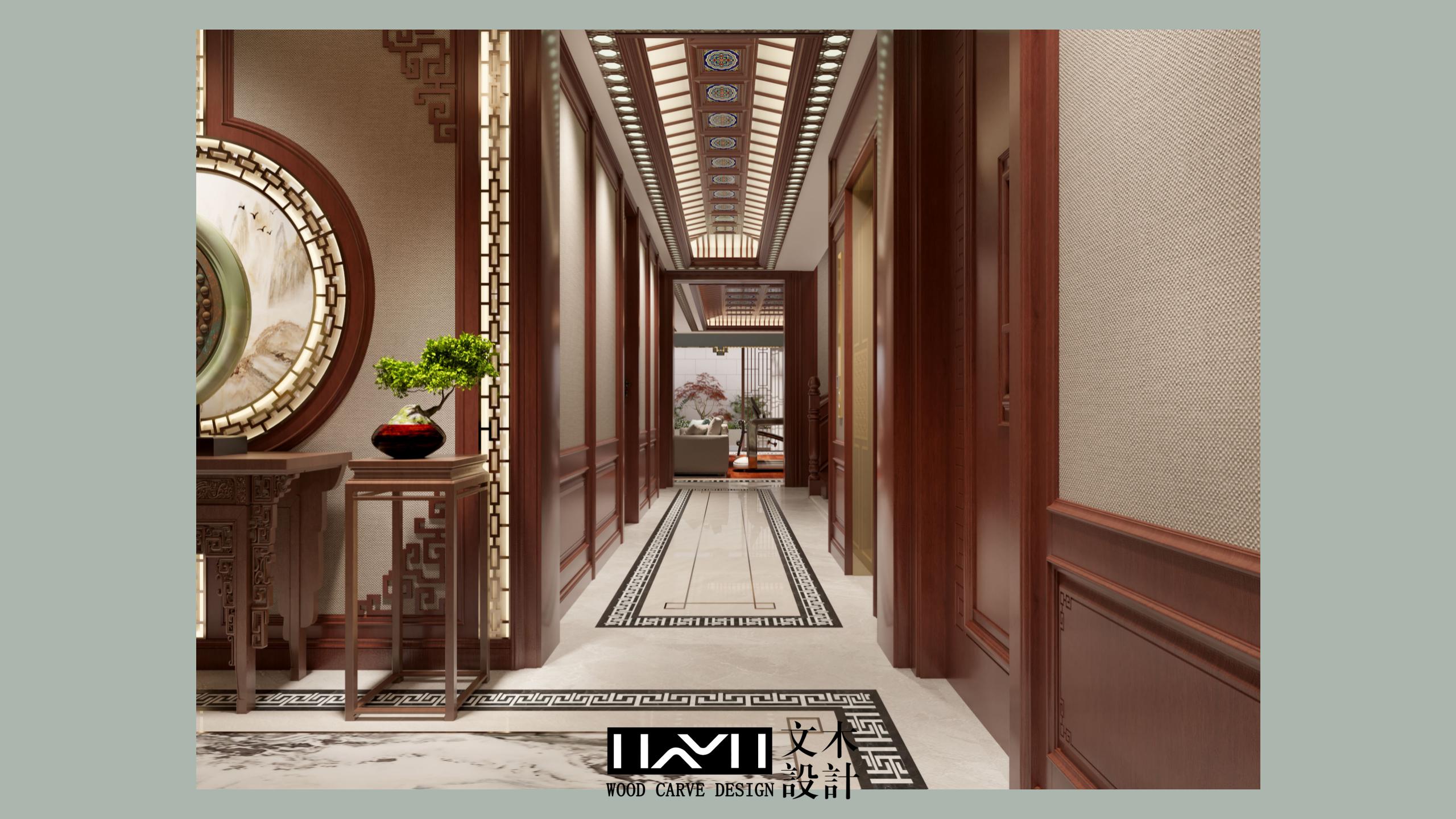 滇池ONE860㎡古典中式（红木家具）丨中国昆明丨文木设计事务所-2