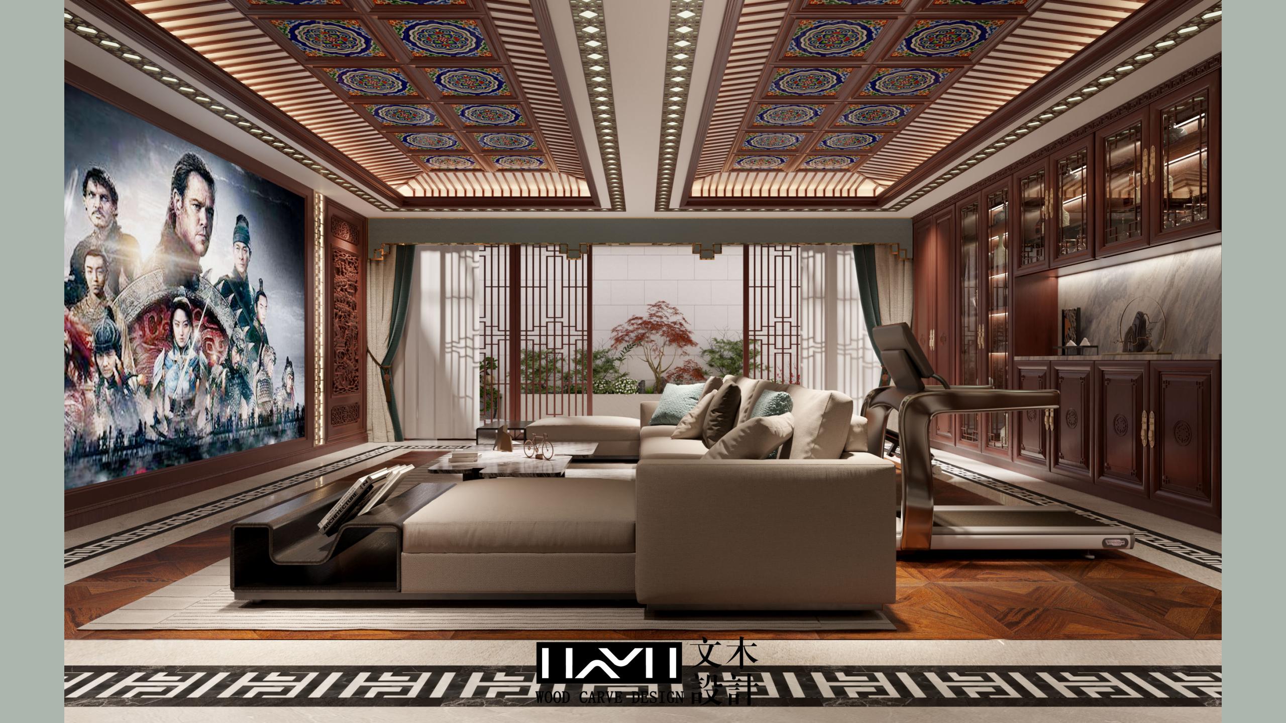 滇池ONE860㎡古典中式（红木家具）丨中国昆明丨文木设计事务所-4