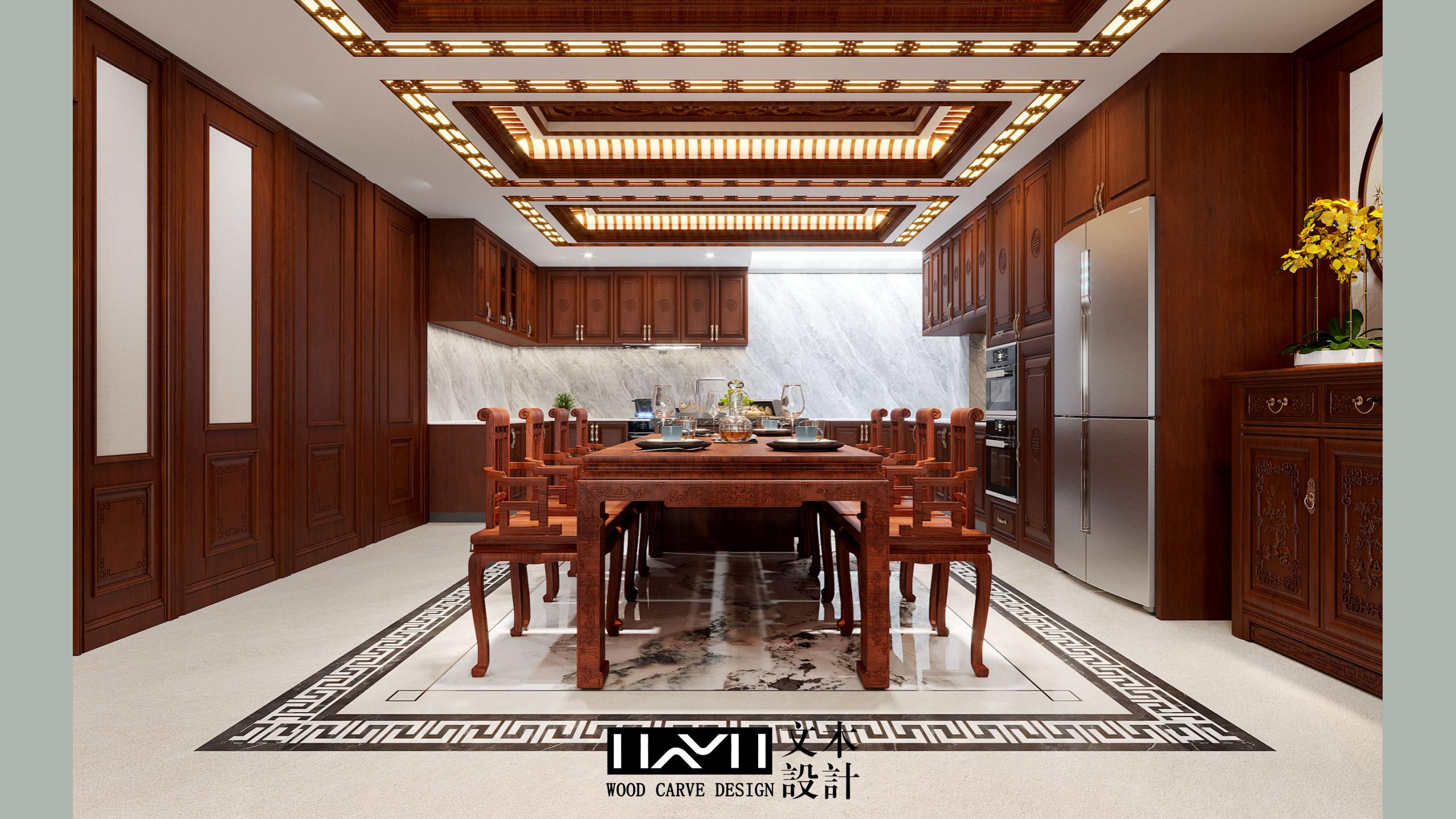 滇池ONE860㎡古典中式（红木家具）丨中国昆明丨文木设计事务所-11