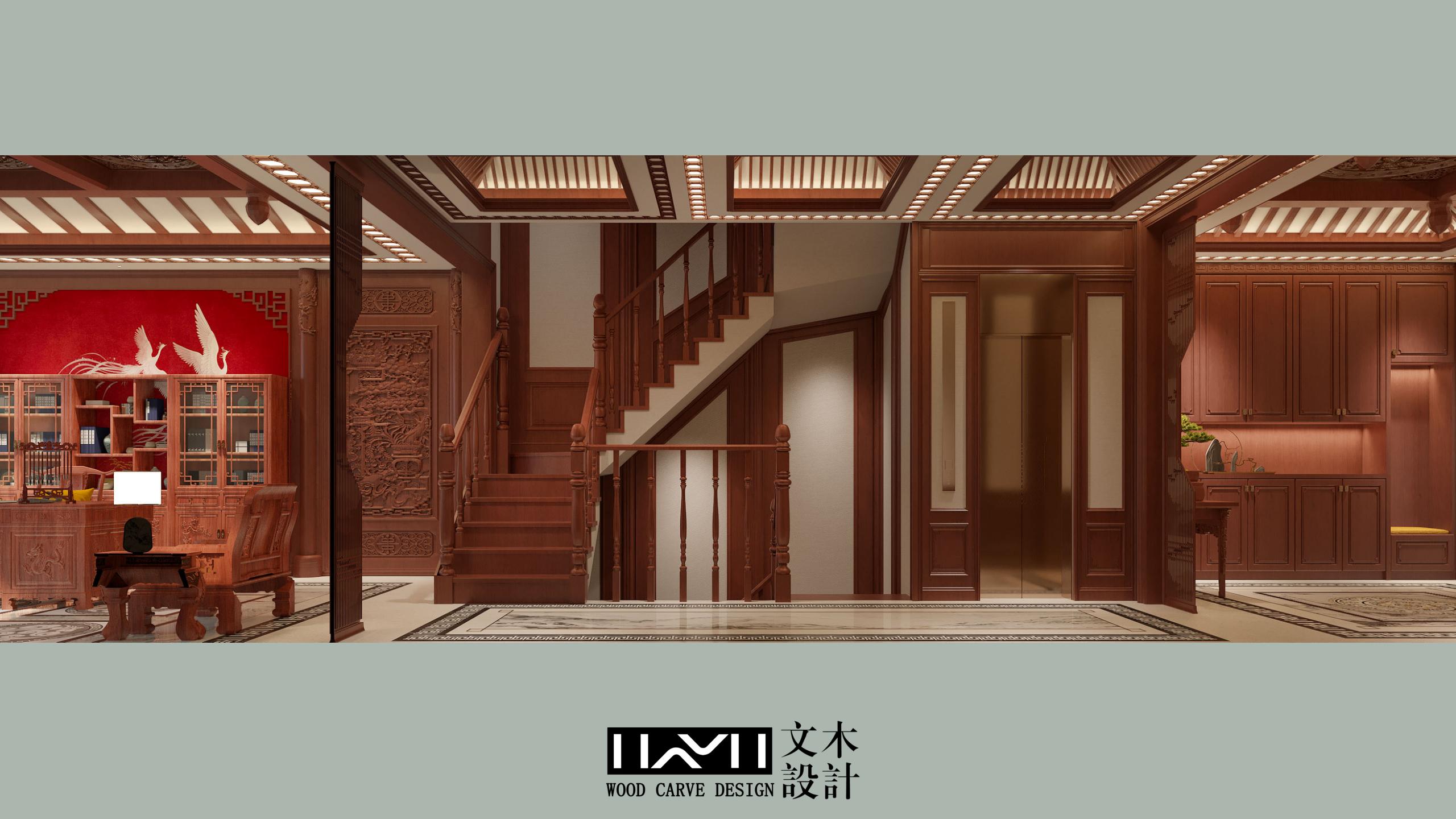 滇池ONE860㎡古典中式（红木家具）丨中国昆明丨文木设计事务所-18