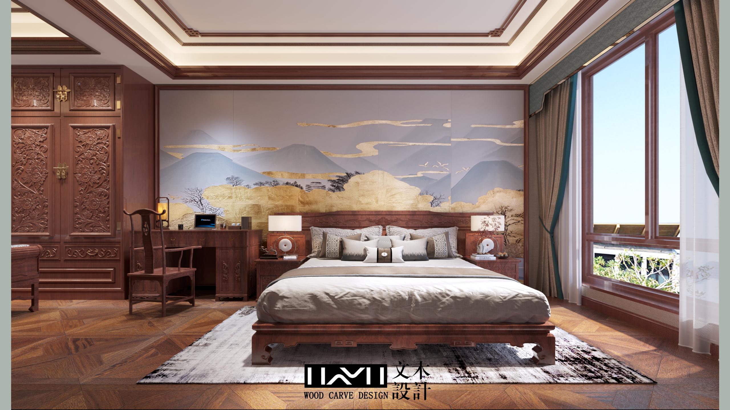 滇池ONE860㎡古典中式（红木家具）丨中国昆明丨文木设计事务所-19