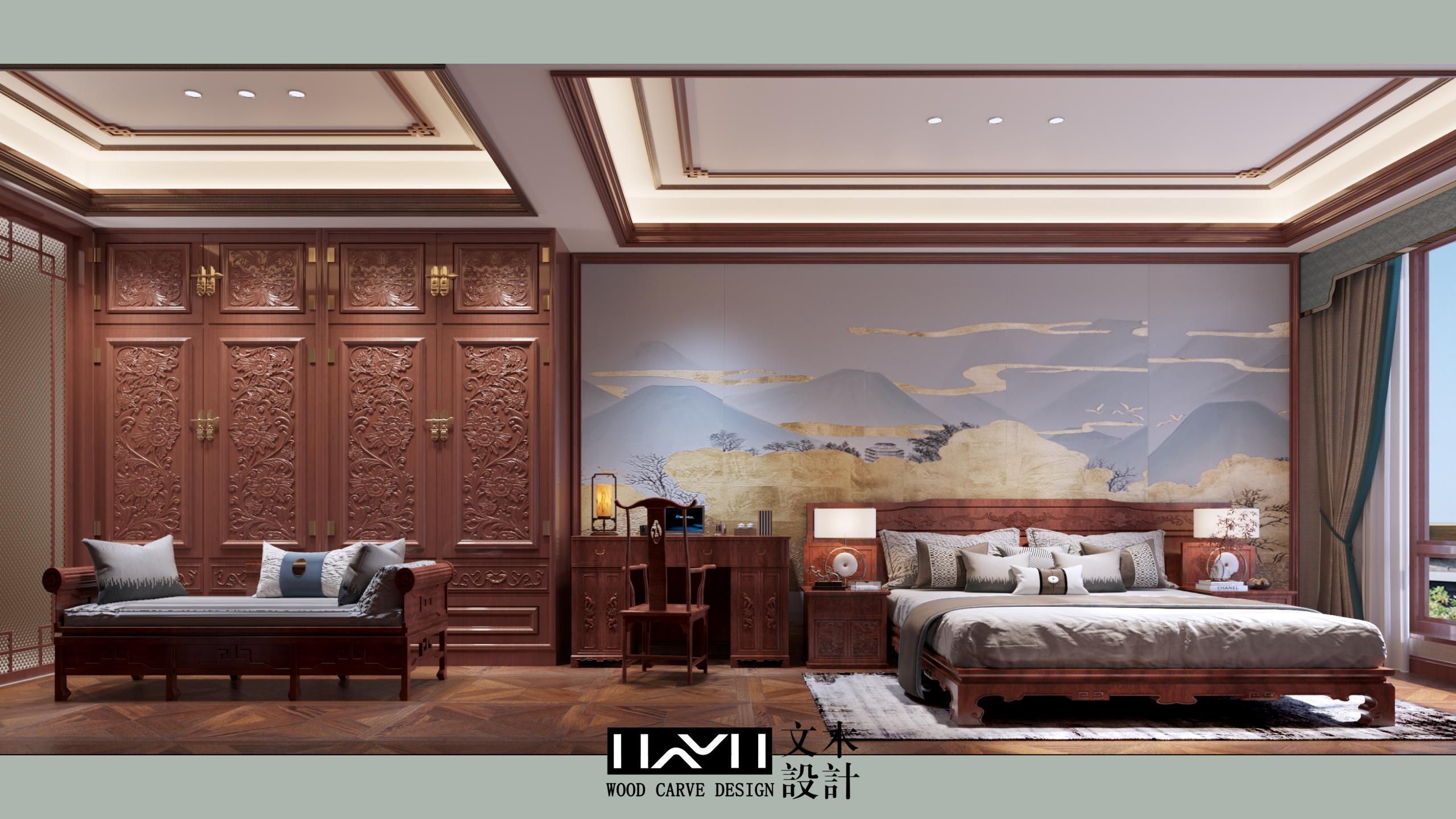 滇池ONE860㎡古典中式（红木家具）丨中国昆明丨文木设计事务所-20