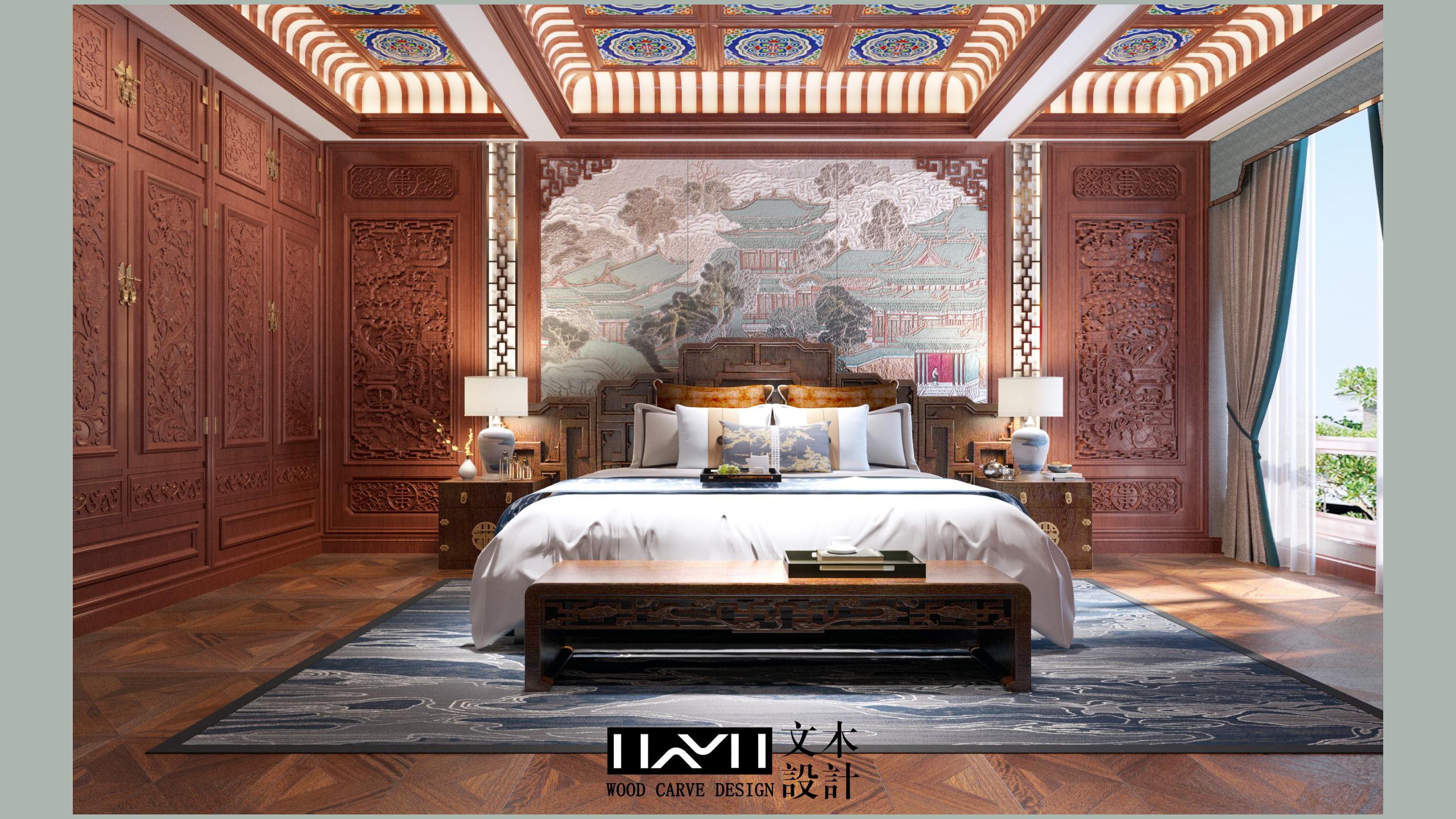 滇池ONE860㎡古典中式（红木家具）丨中国昆明丨文木设计事务所-27