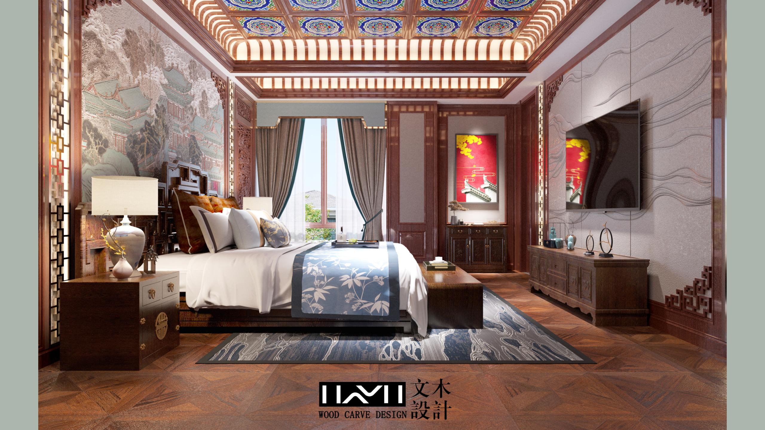 滇池ONE860㎡古典中式（红木家具）丨中国昆明丨文木设计事务所-28