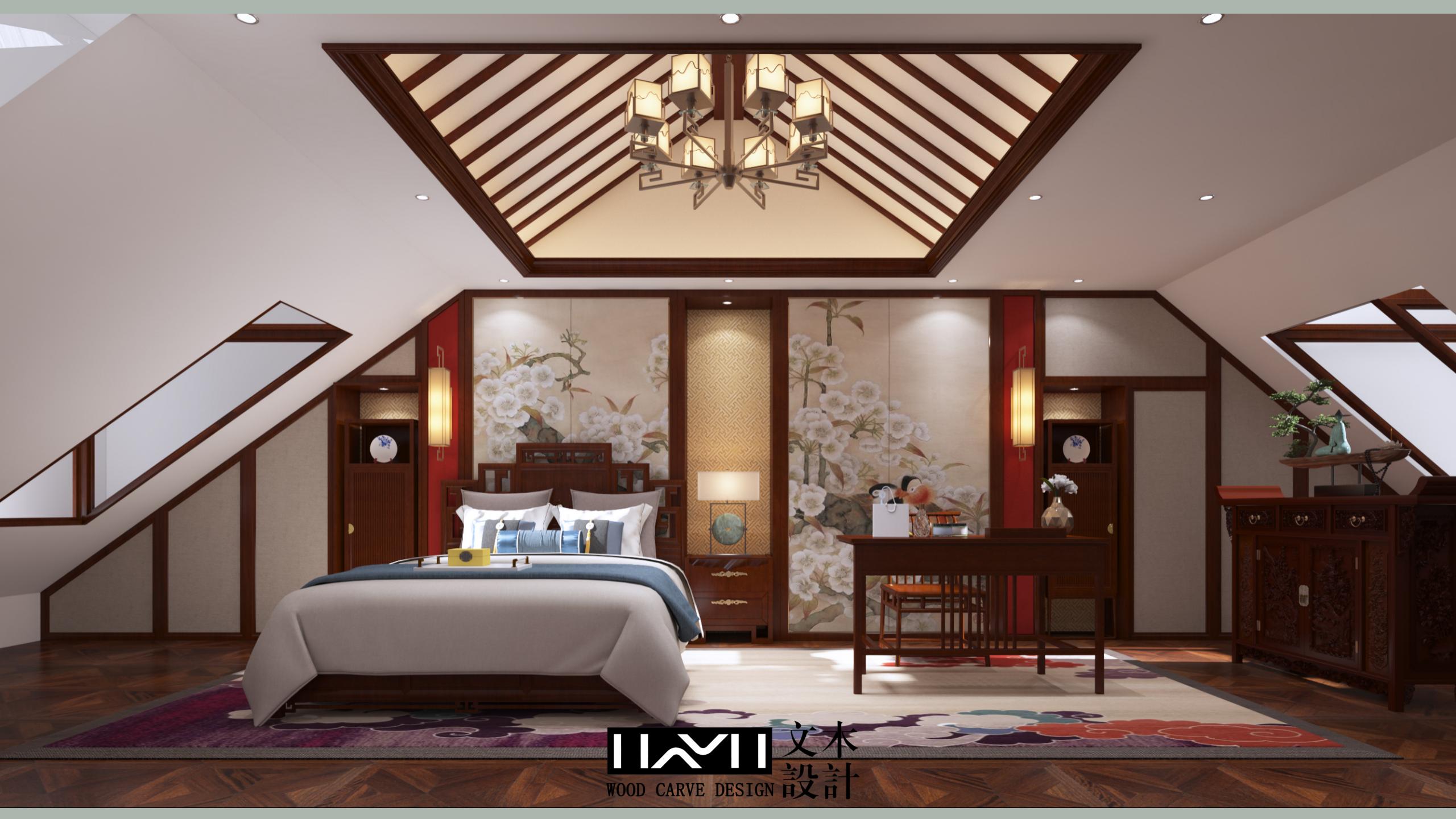 滇池ONE860㎡古典中式（红木家具）丨中国昆明丨文木设计事务所-35