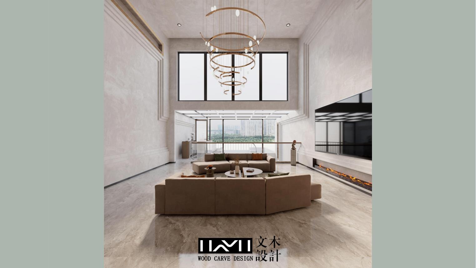 滇池ONE860㎡现代侘寂风丨中国昆明丨文木设计事务所-14