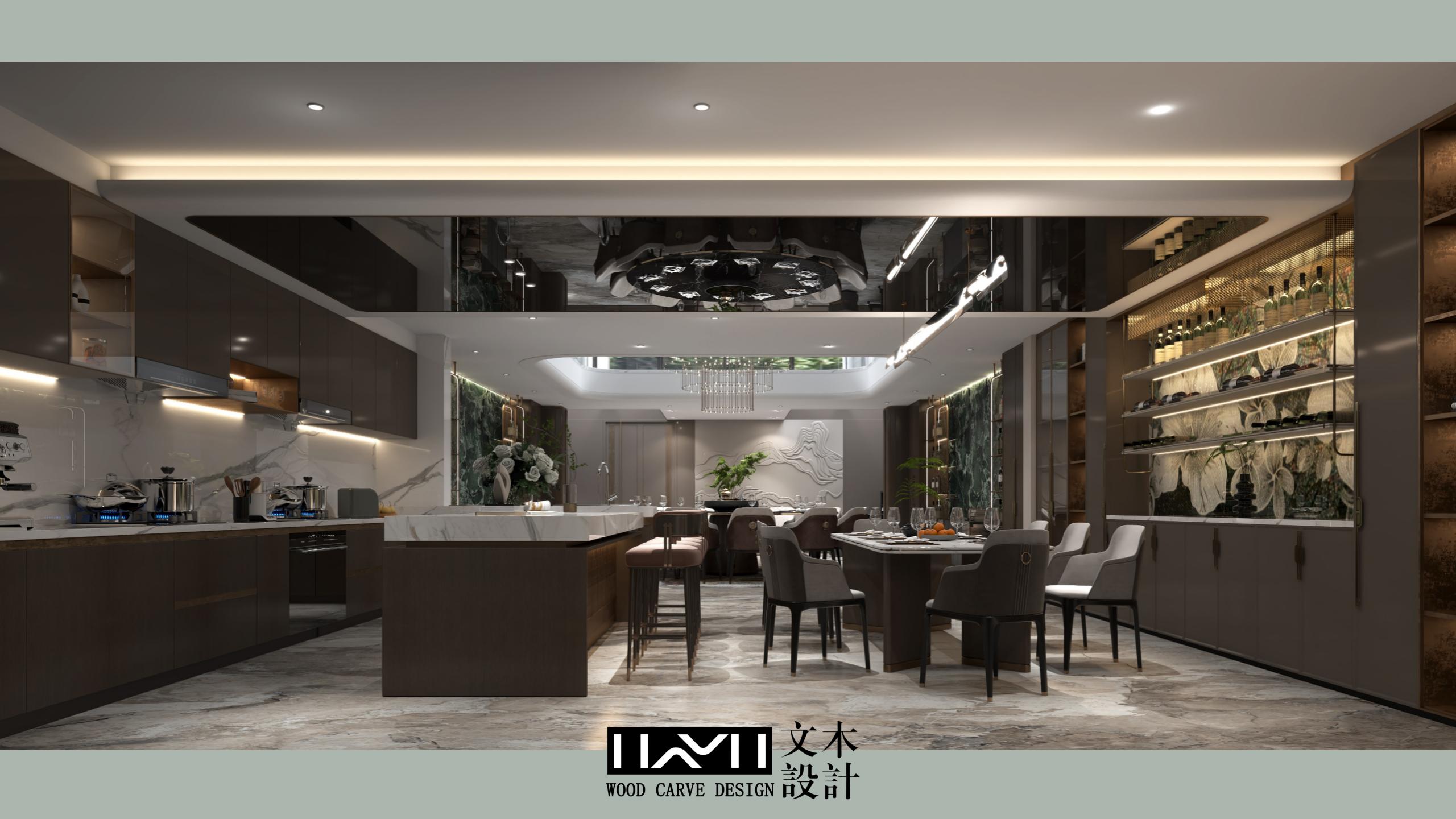 滇池ONE860㎡现代轻奢丨中国昆明丨文木设计事务所-7