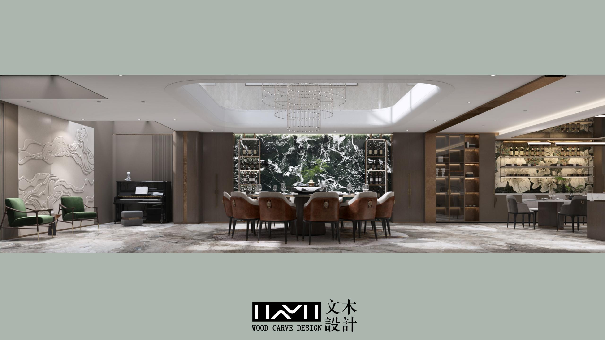 滇池ONE860㎡现代轻奢丨中国昆明丨文木设计事务所-9